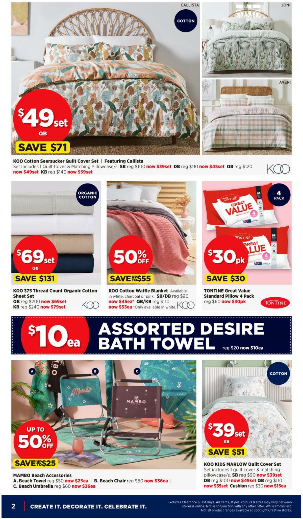 Spotlight Bargain Buys Catalogues from 14 December