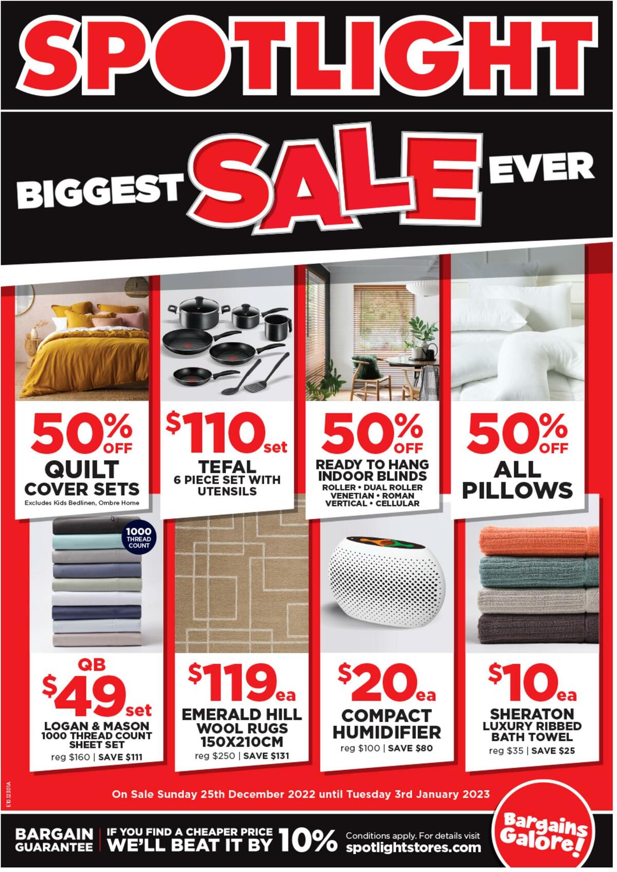 Spotlight Catalogues from 25 December