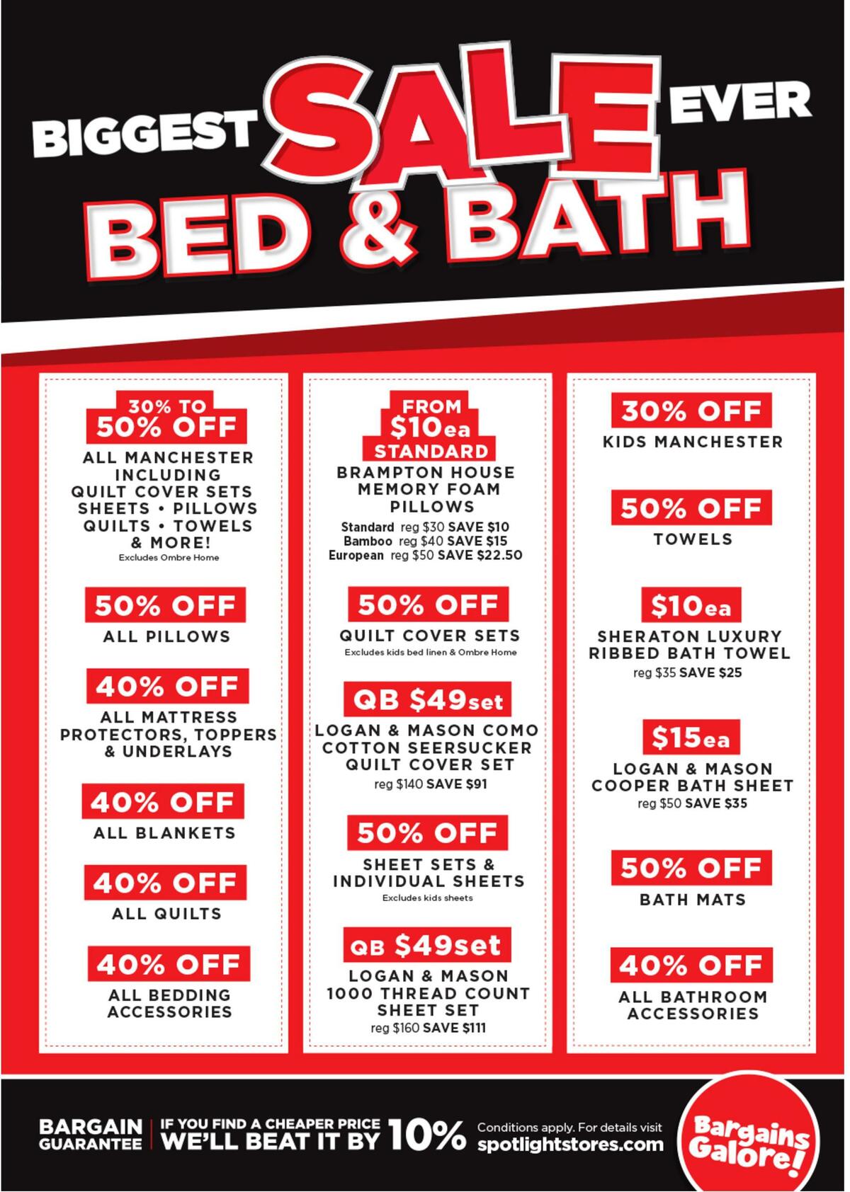 Spotlight Catalogues from 25 December