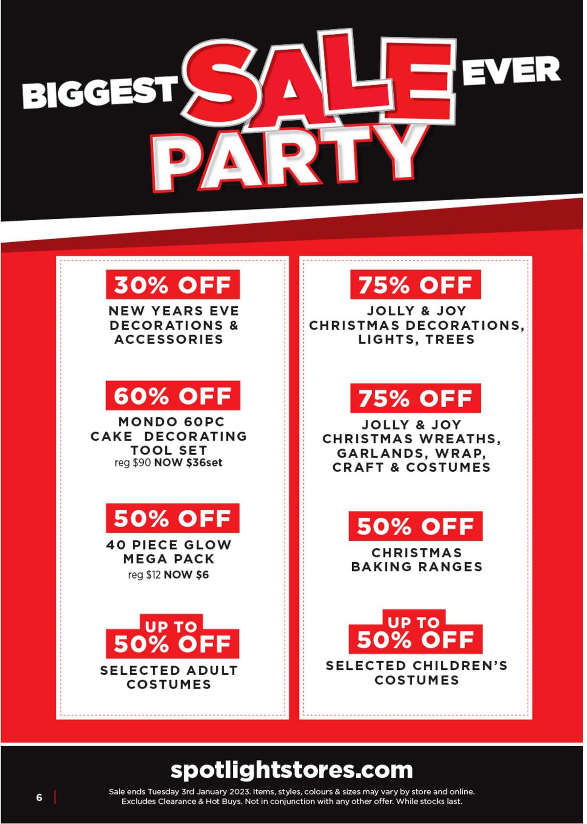 Spotlight Catalogues from 25 December