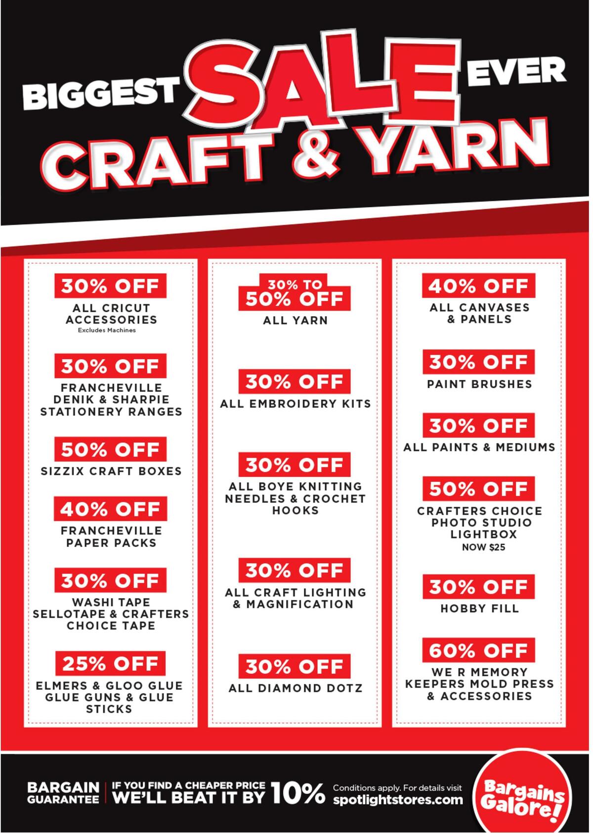 Spotlight Catalogues from 25 December