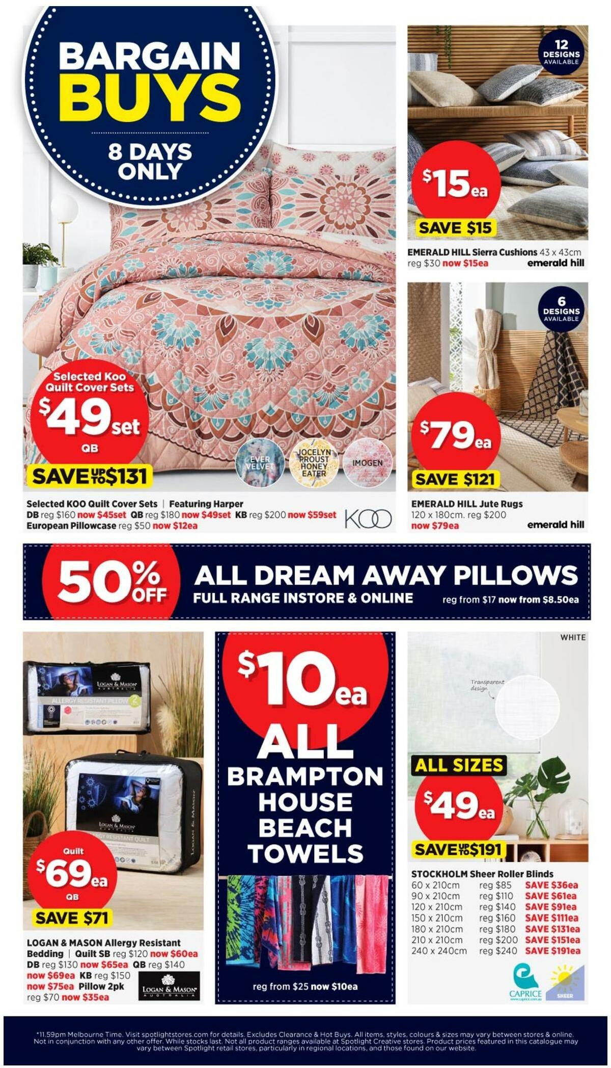 Spotlight Catalogues from 10 January