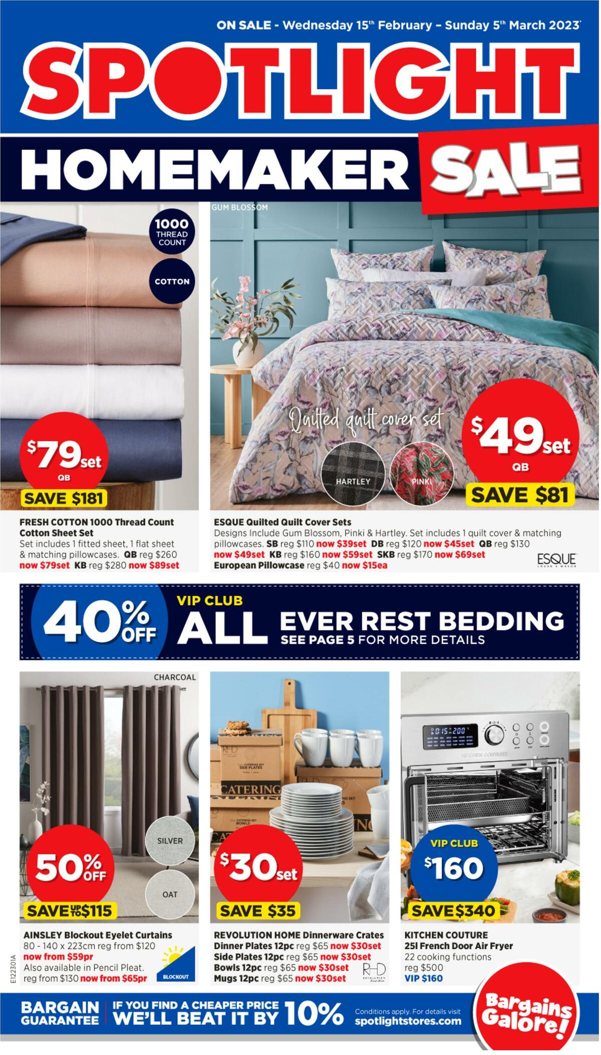 Spotlight Catalogues from 15 February