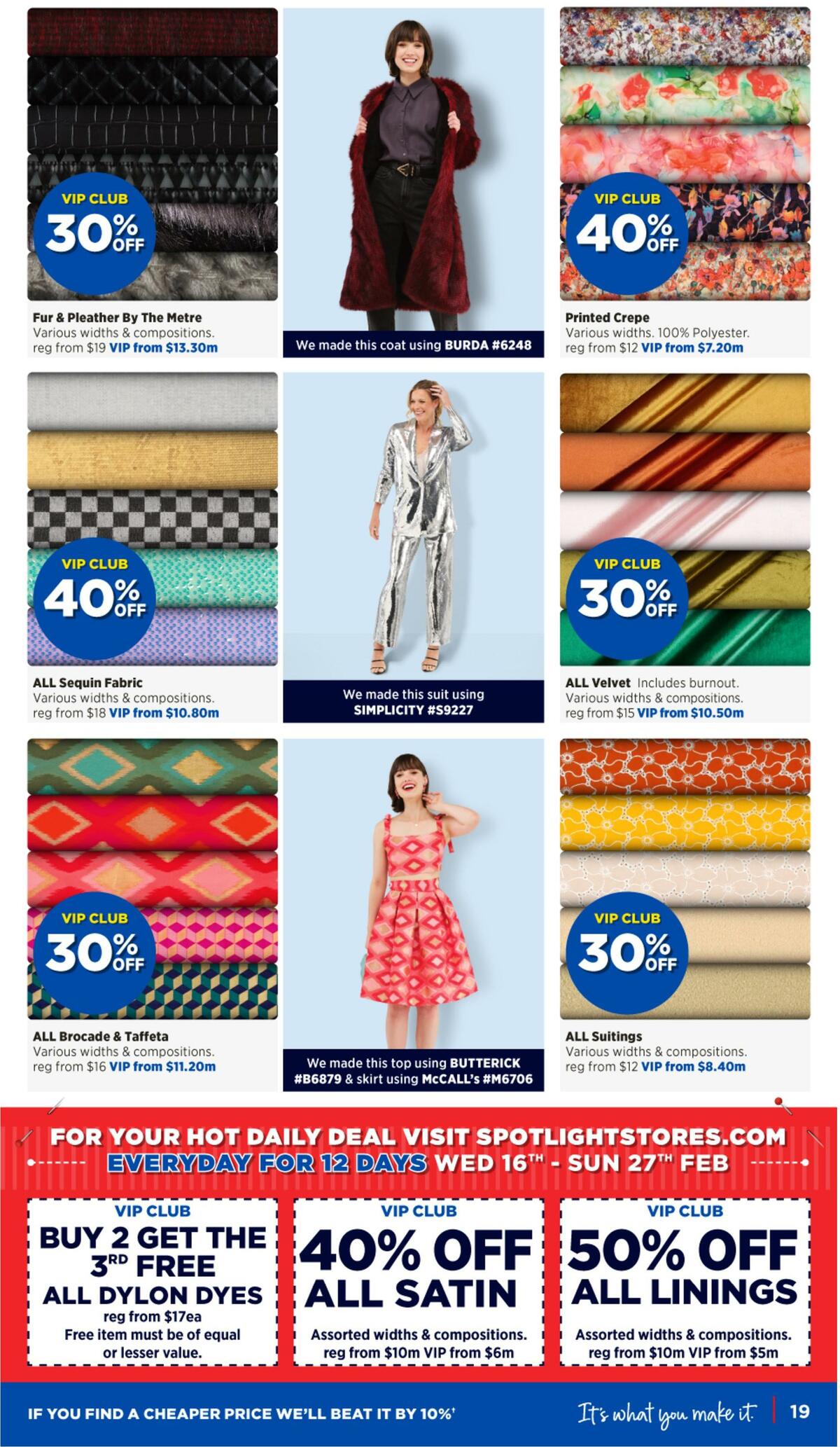 Spotlight Catalogues from 15 February