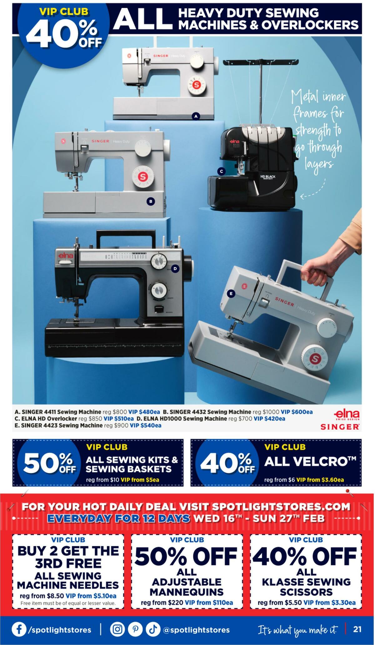 Spotlight Catalogues from 15 February