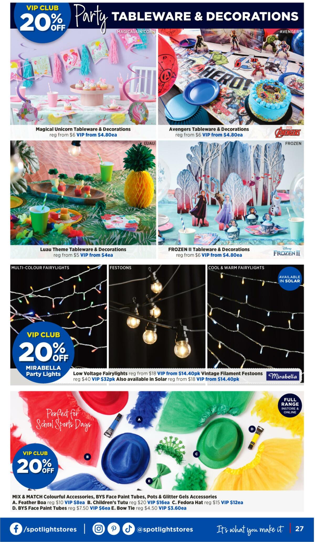 Spotlight Catalogues from 15 February