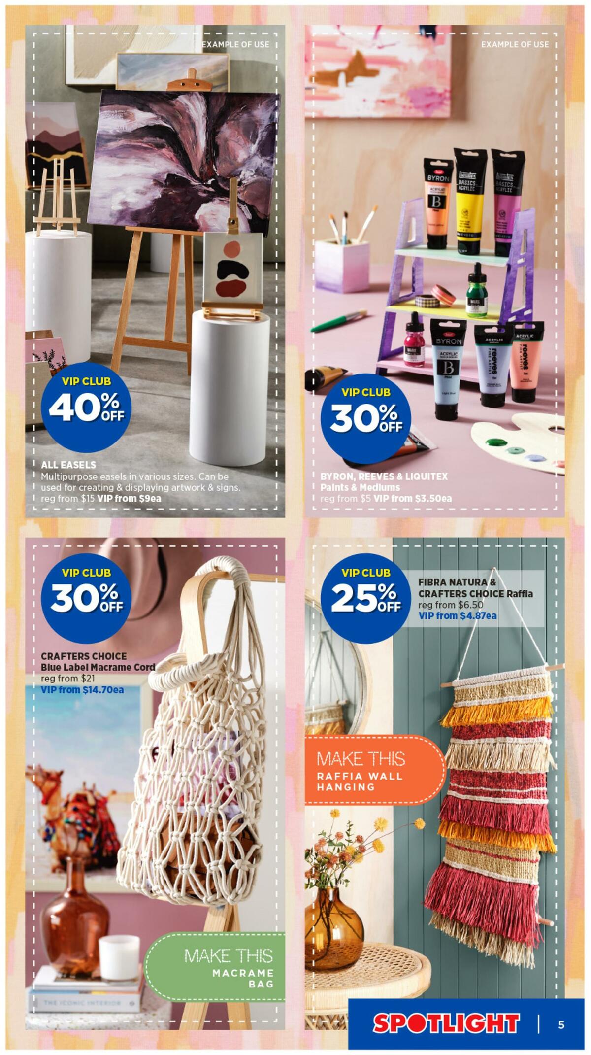 Spotlight VIP Creative Catalogues from 15 February