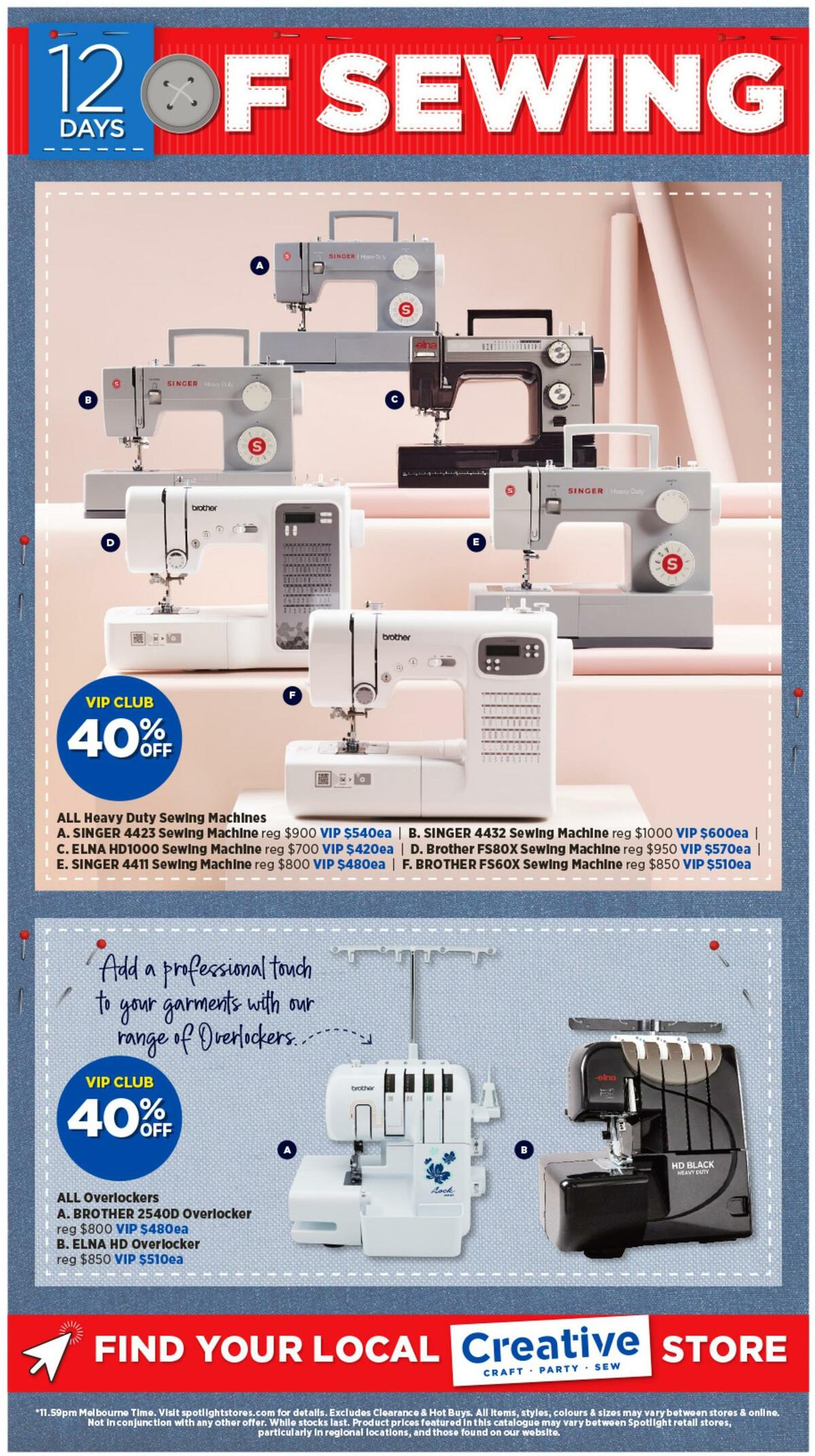 Spotlight VIP Creative Catalogues from 15 February