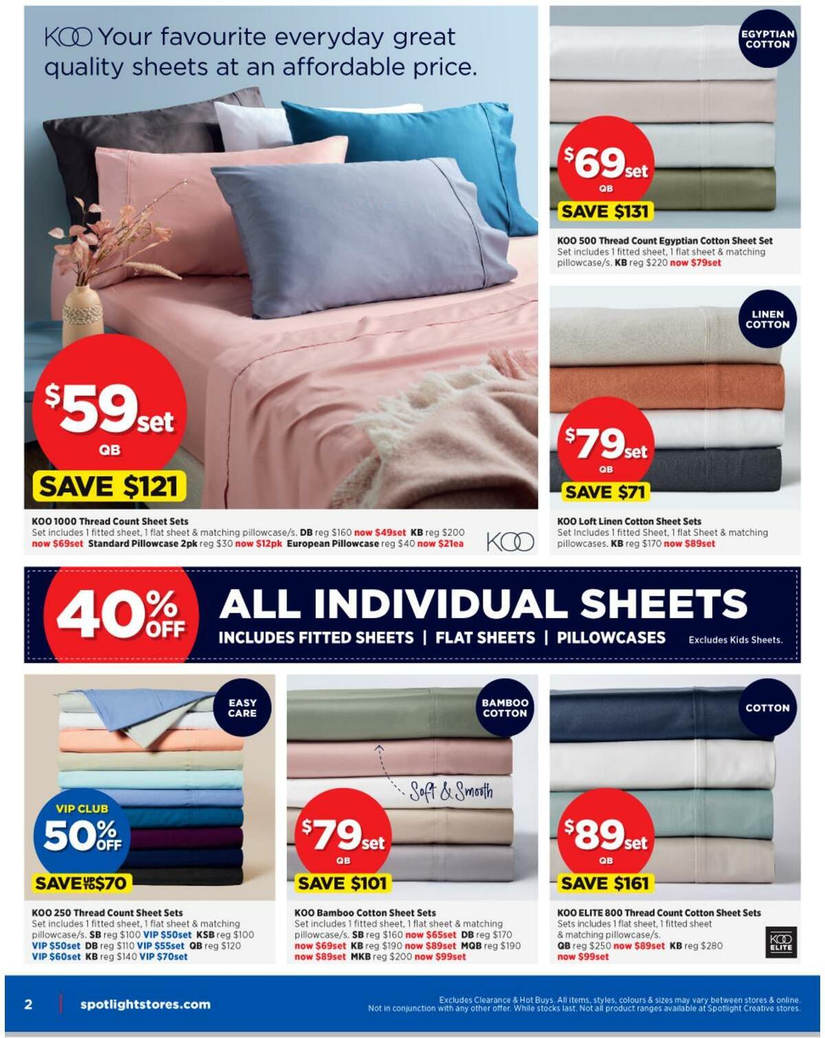 Spotlight Catalogues from 9 March