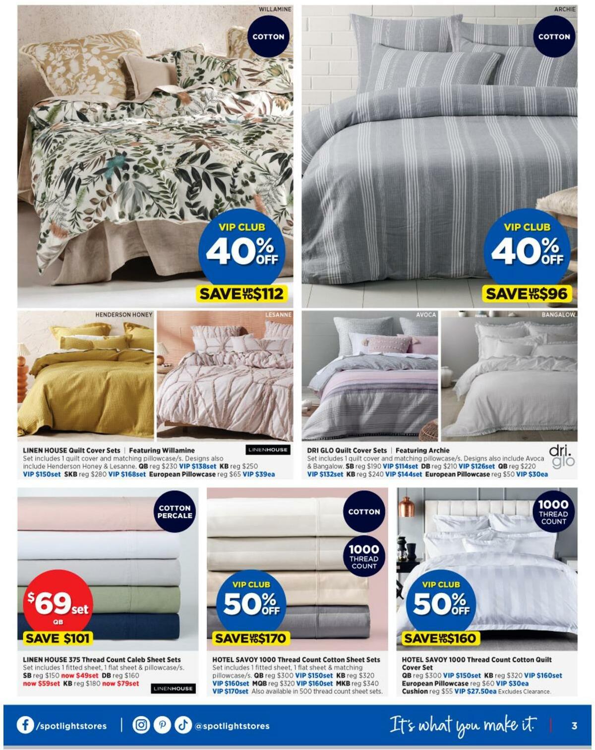 Spotlight Catalogues from 9 March