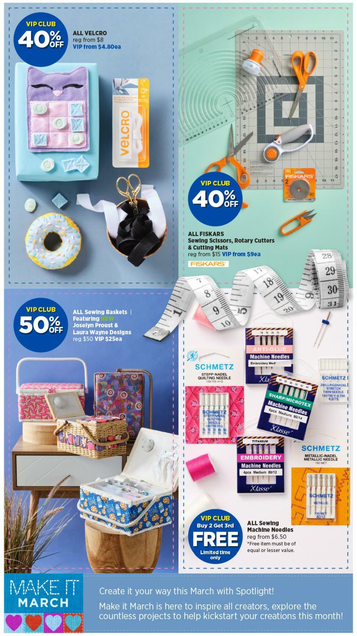 Spotlight VIP Creative Catalogues from 9 March