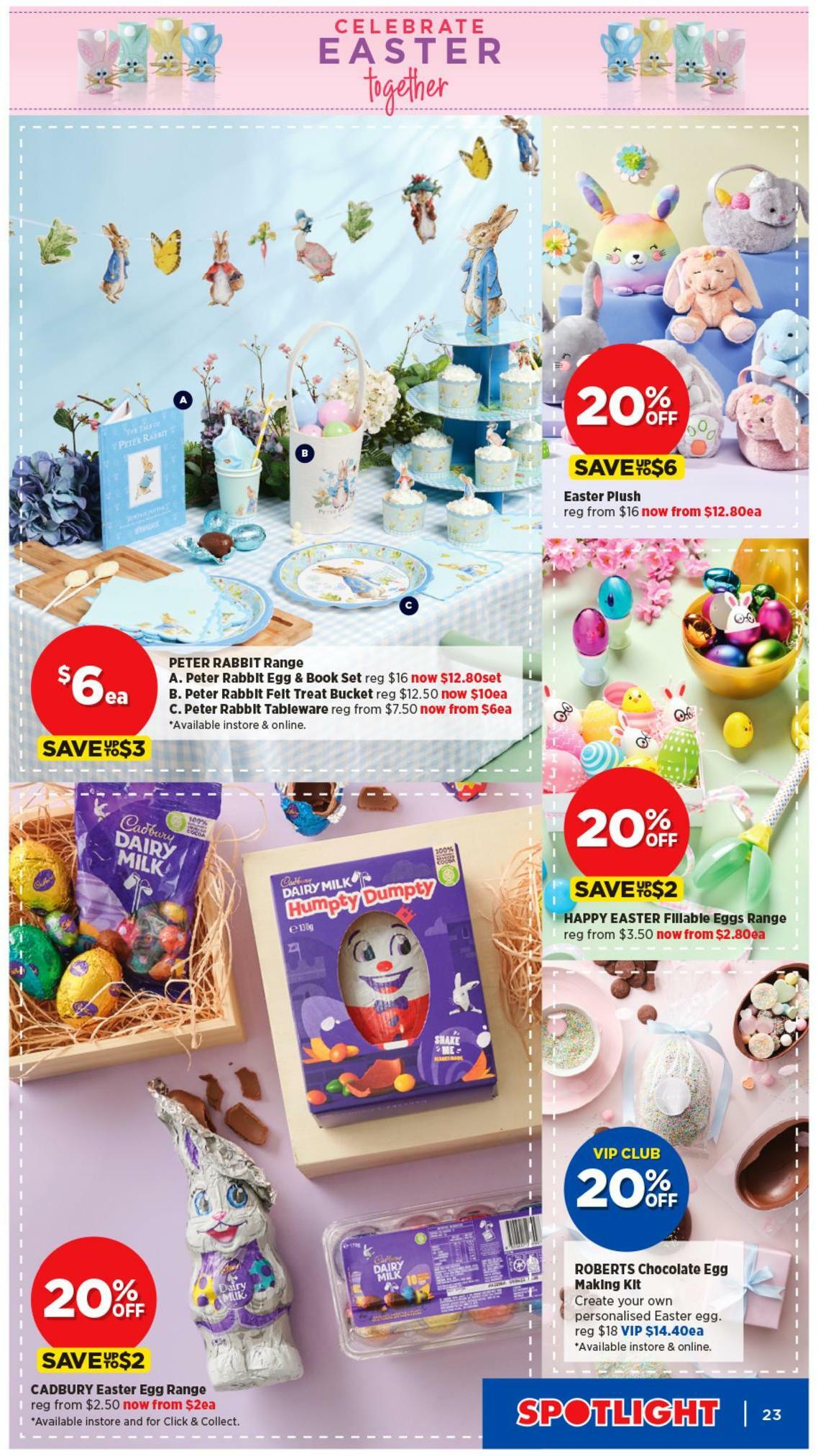 Spotlight VIP Creative Catalogues from 9 March