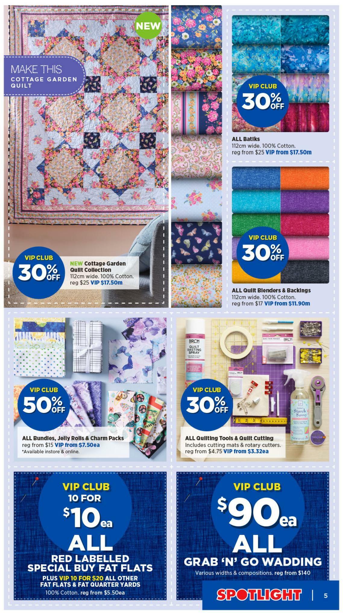 Spotlight VIP Creative Catalogues from 9 March