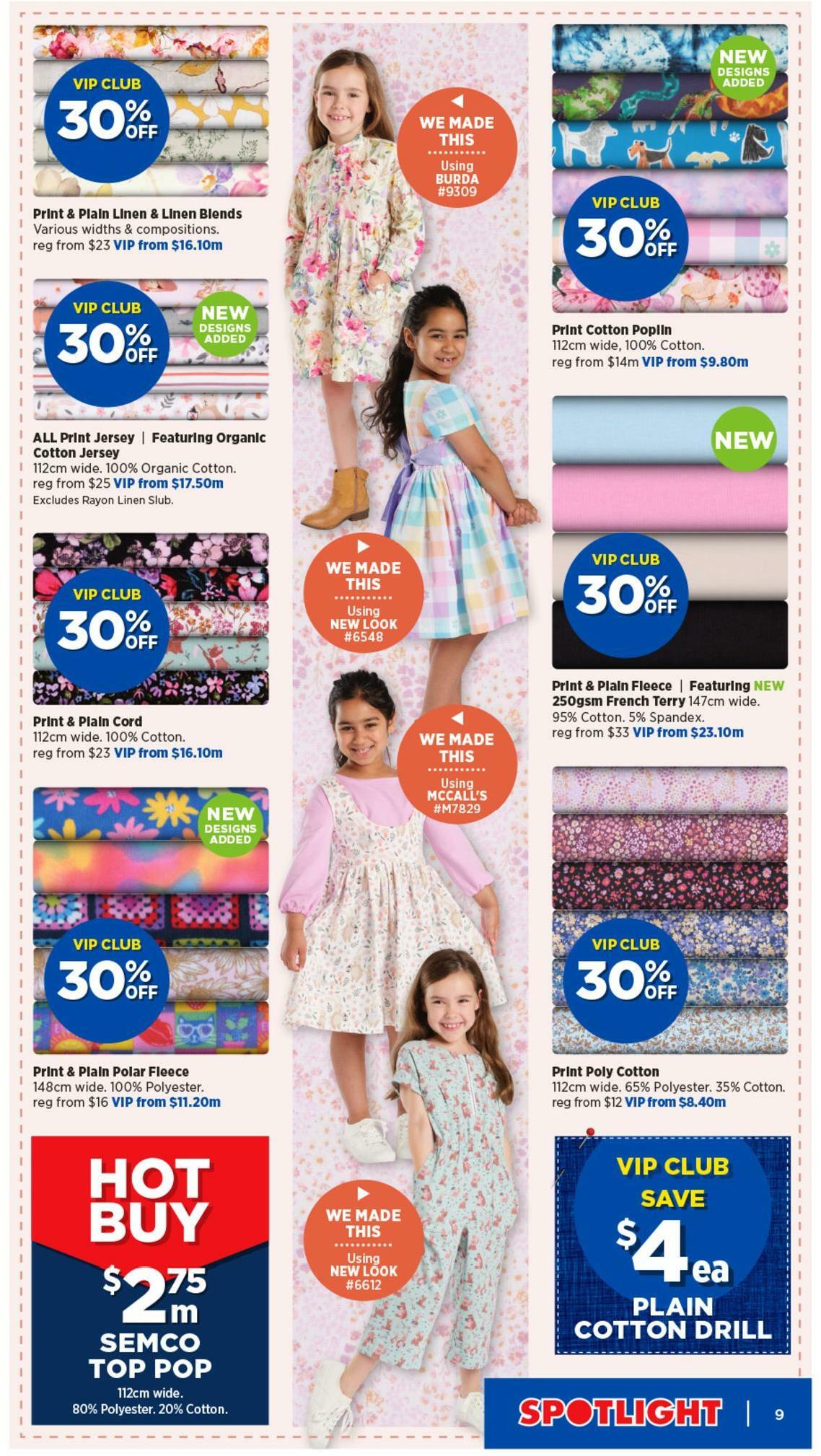 Spotlight VIP Creative Catalogues from 9 March