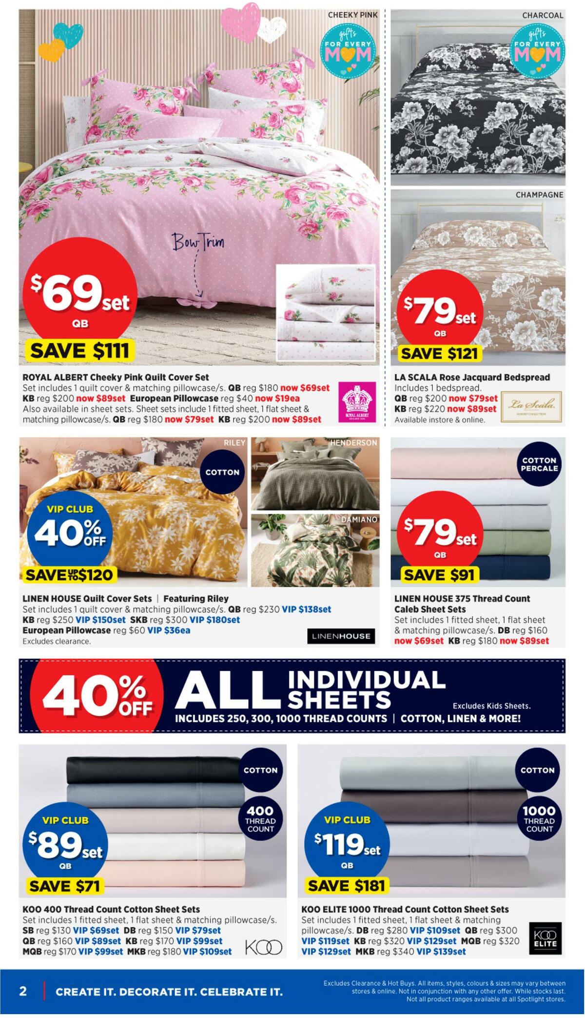 Spotlight Catalogues from 19 April