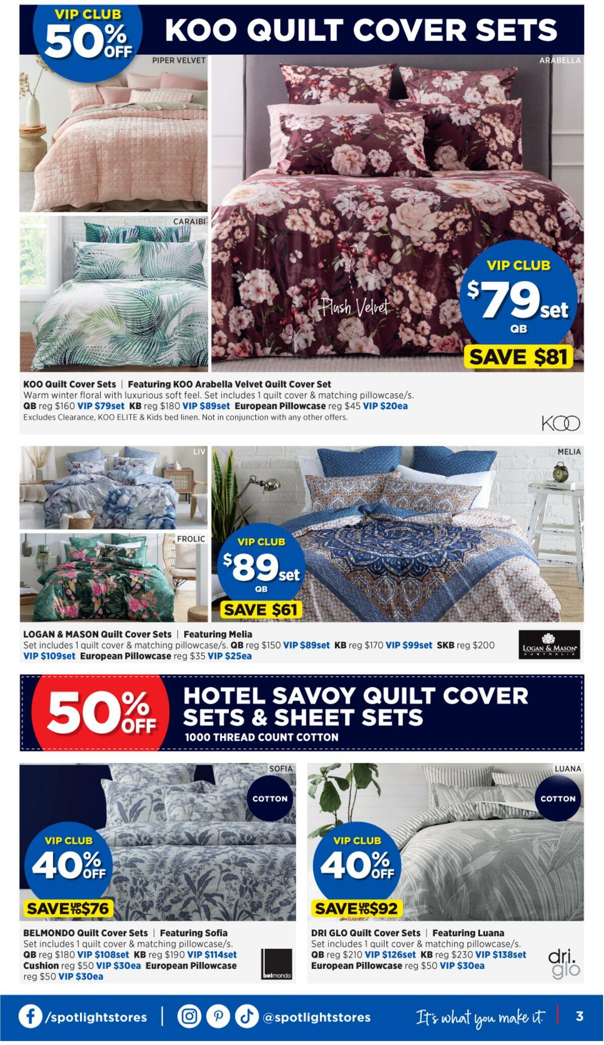 Spotlight Catalogues from 19 April