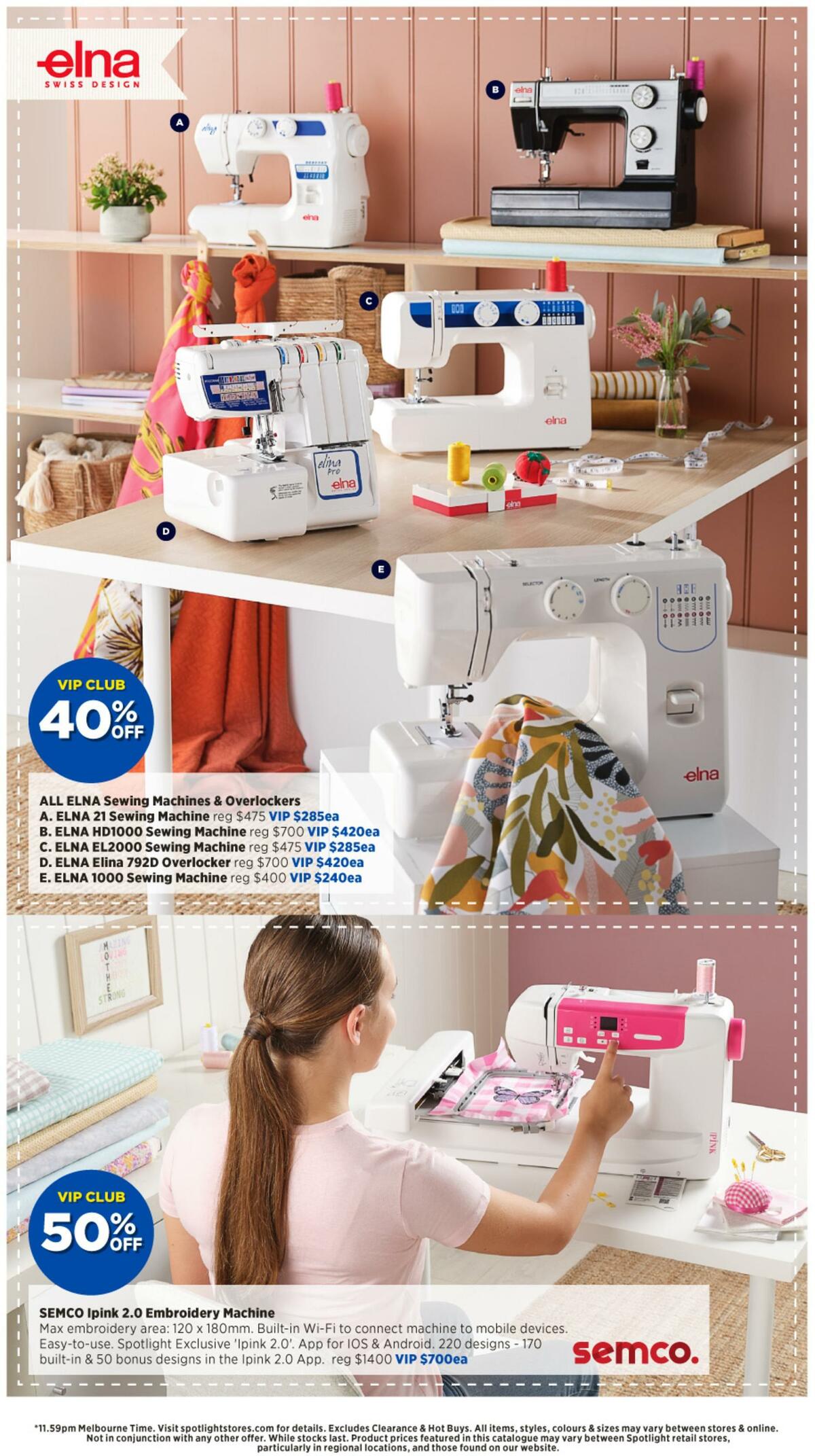 Spotlight VIP Creative Catalogues from 19 April