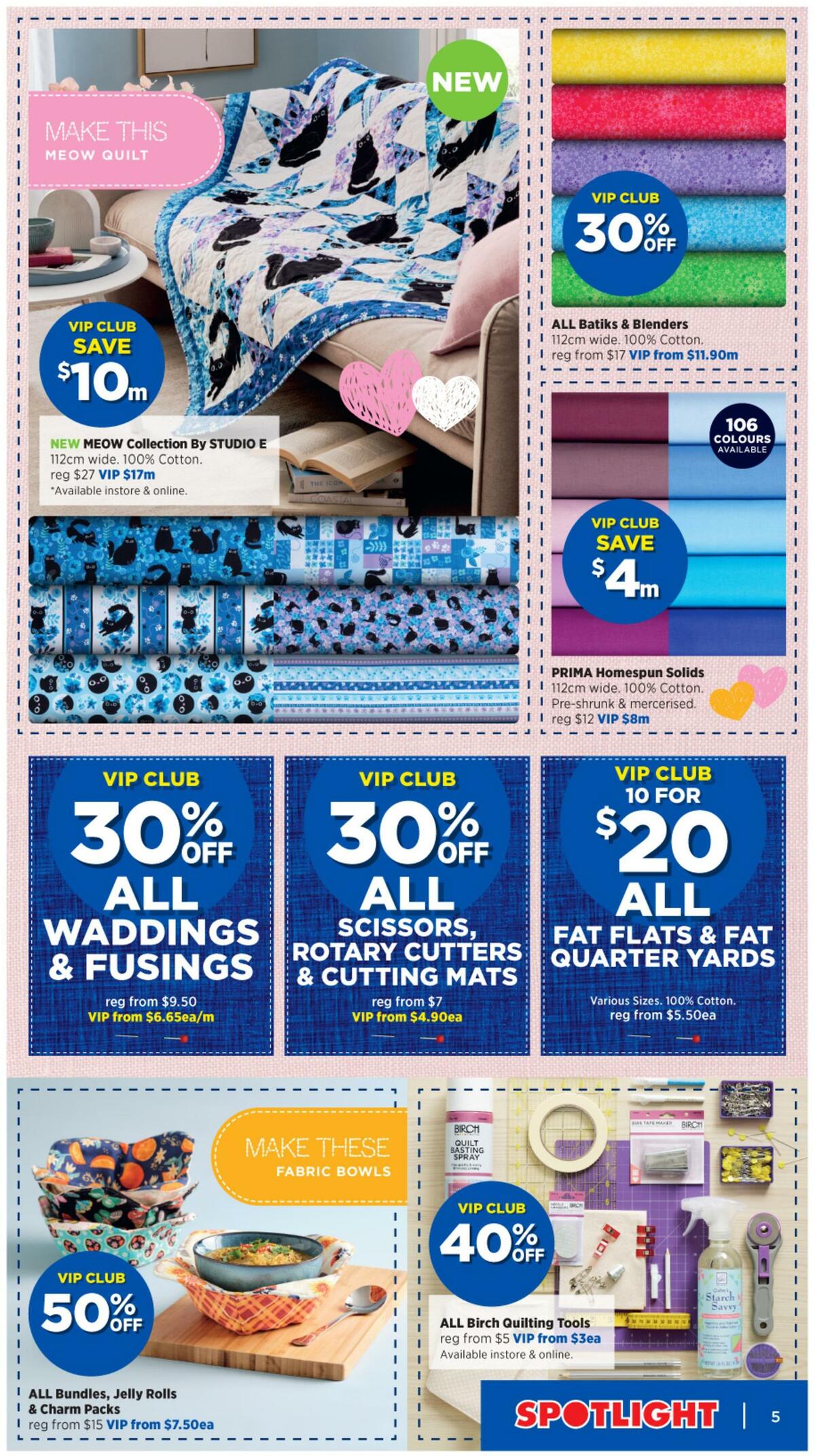 Spotlight VIP Creative Catalogues from 19 April