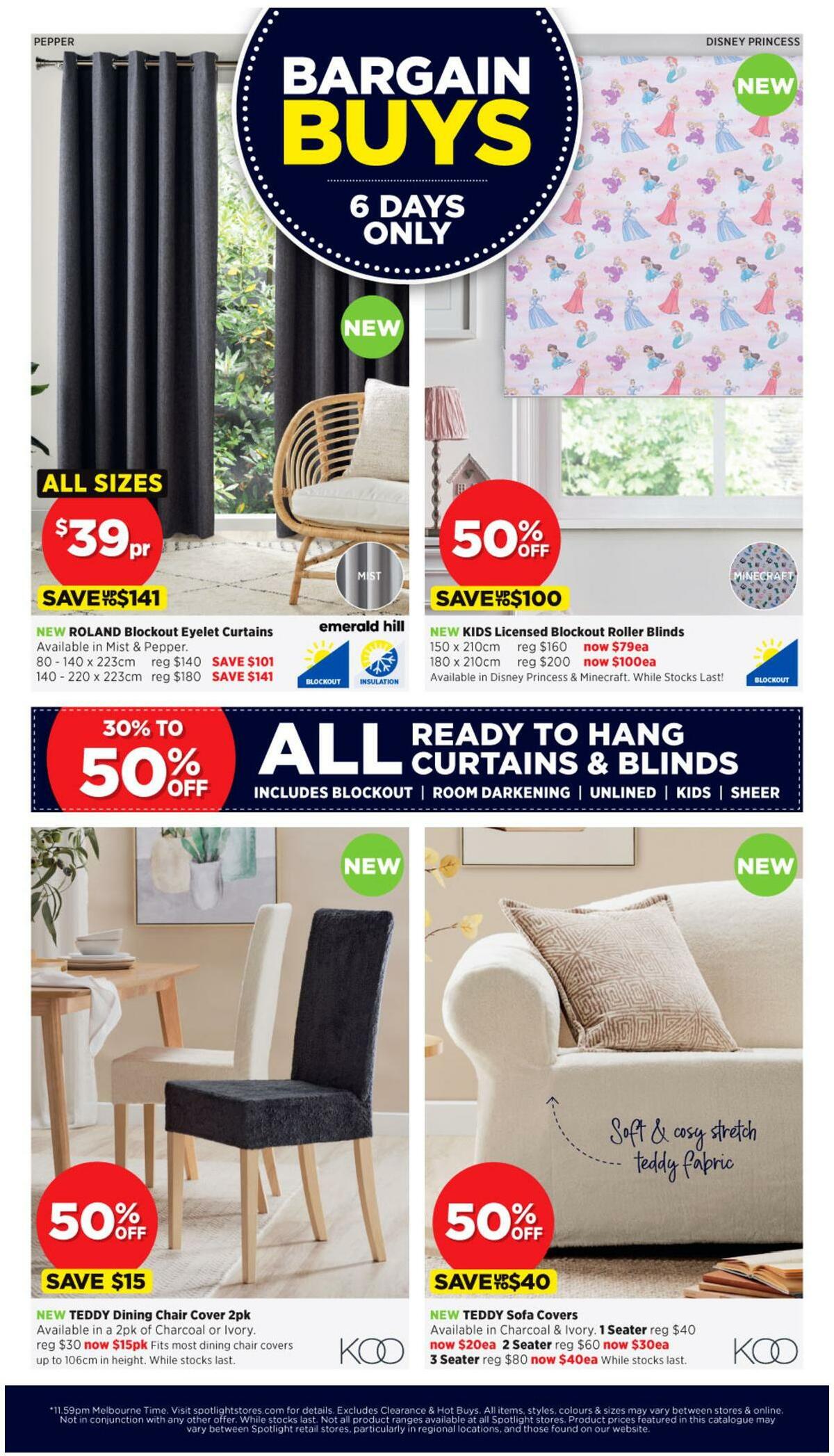 Spotlight Bargain Buys Catalogues from 4 May