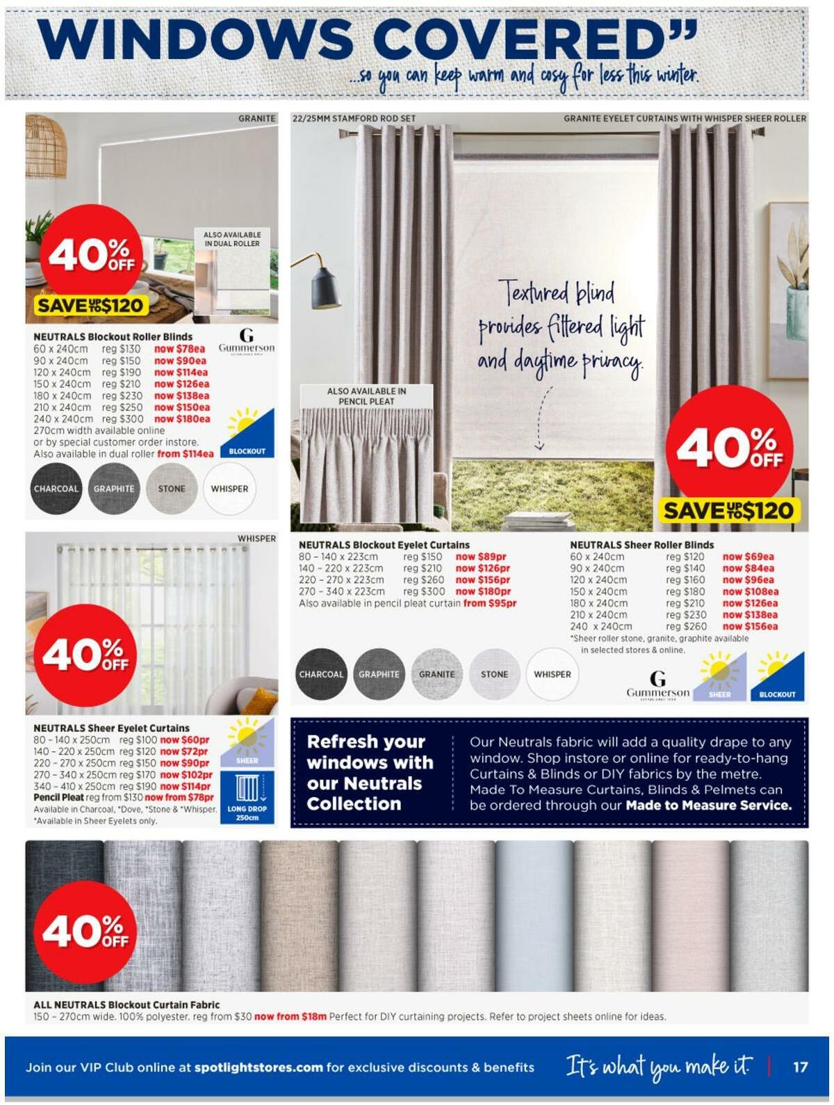 Spotlight Catalogues from 10 May