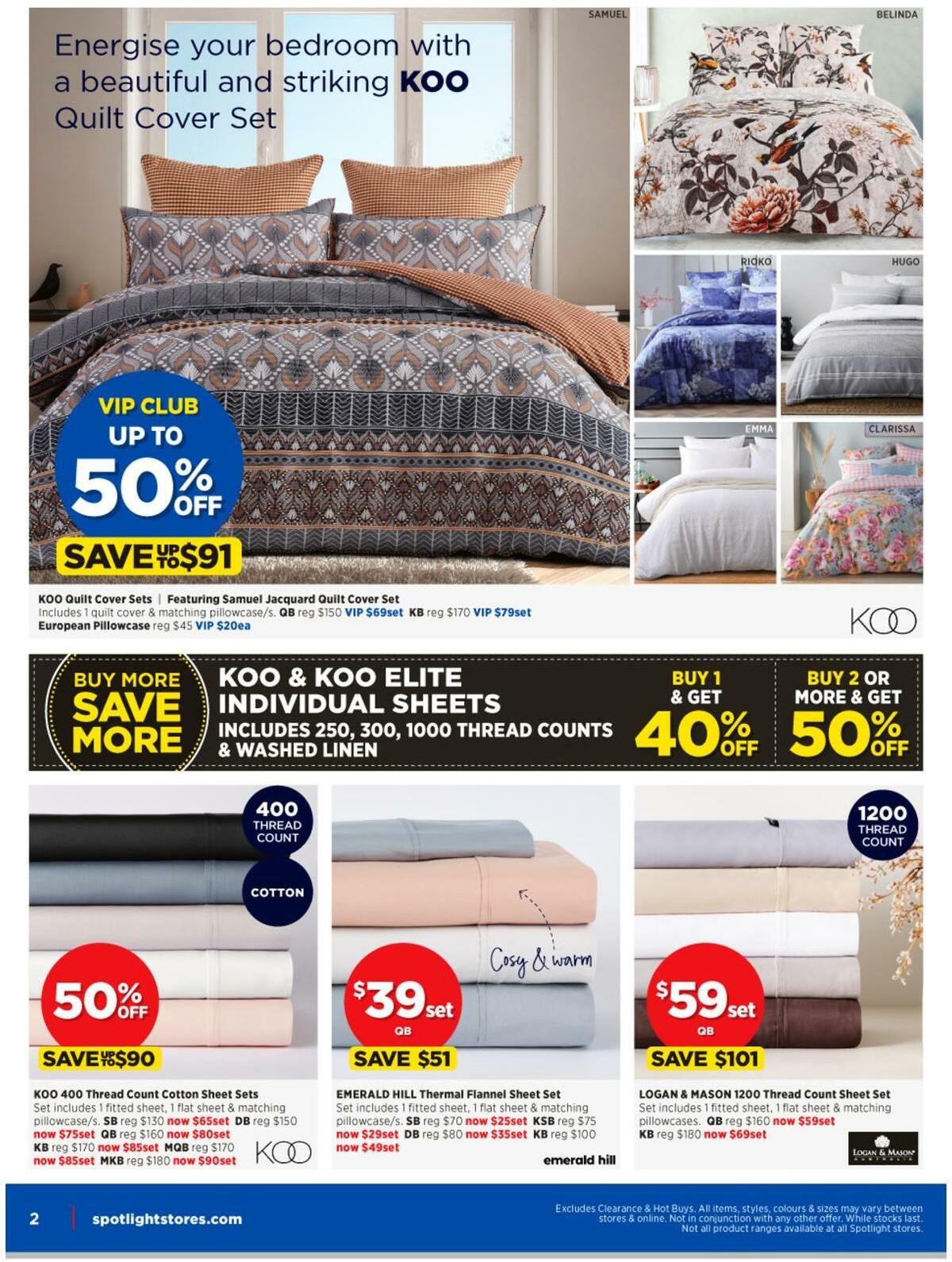 Spotlight Catalogues from 10 May