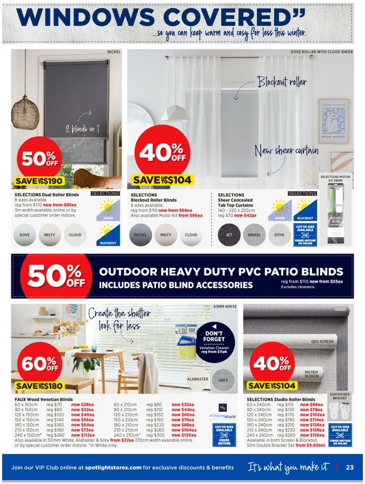 Spotlight Catalogues from 10 May