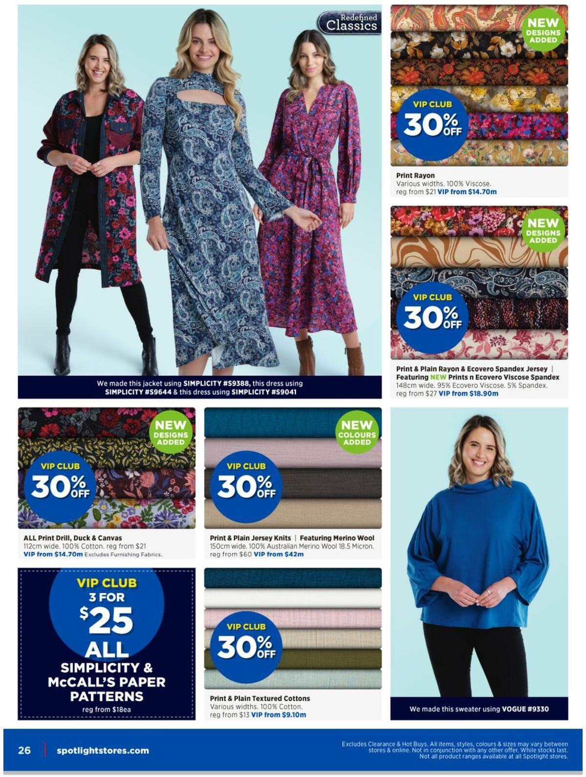 Spotlight Catalogues from 10 May