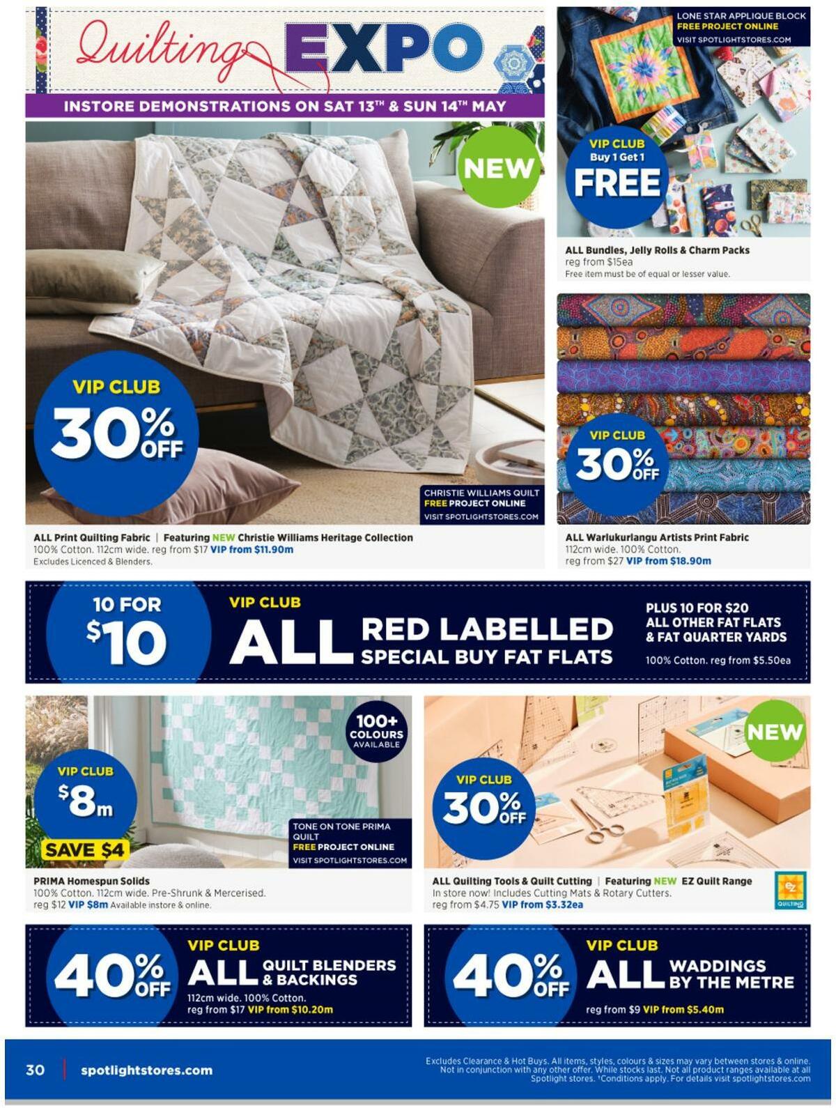 Spotlight Catalogues from 10 May