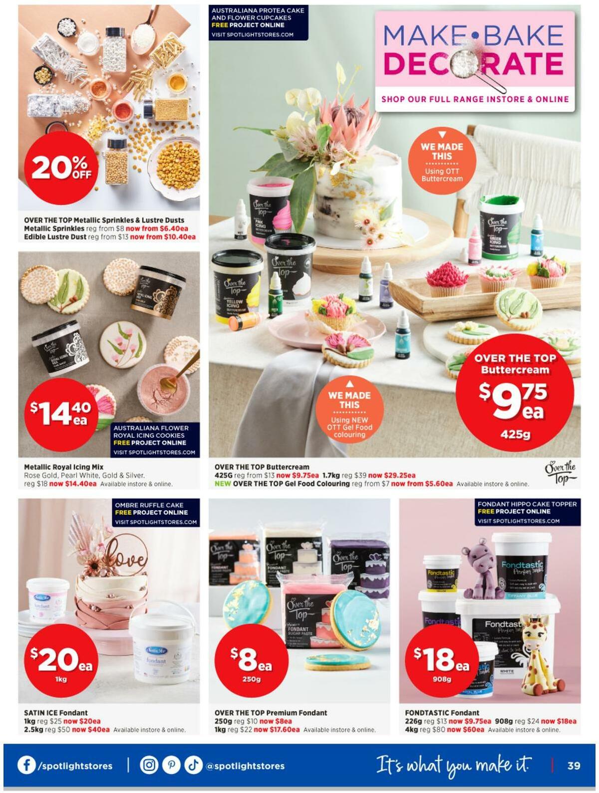 Spotlight Catalogues from 10 May