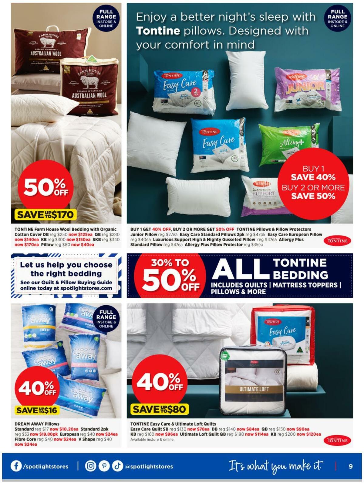 Spotlight Catalogues from 10 May