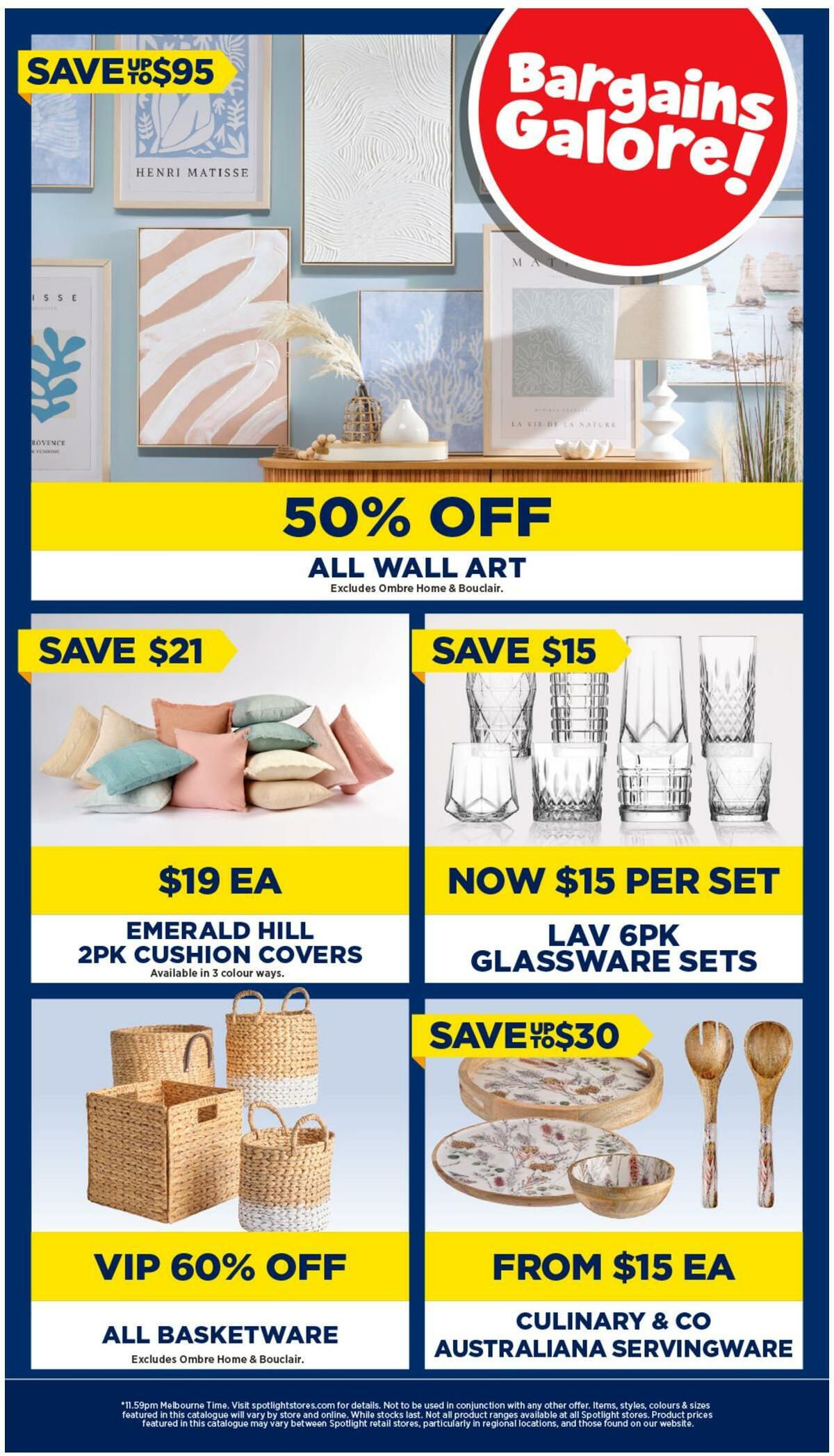 Spotlight Catalogues from 24 May