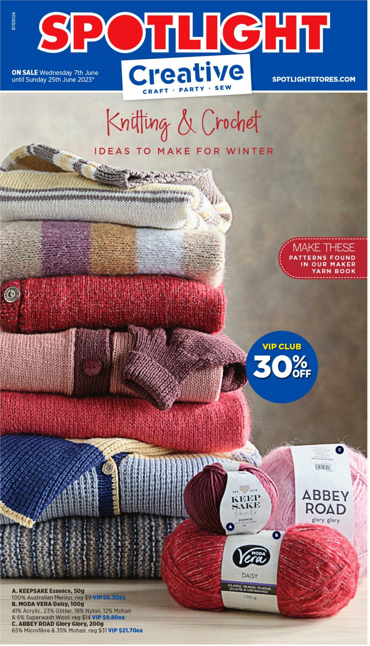 Spotlight VIP Creative Catalogues from 7 June