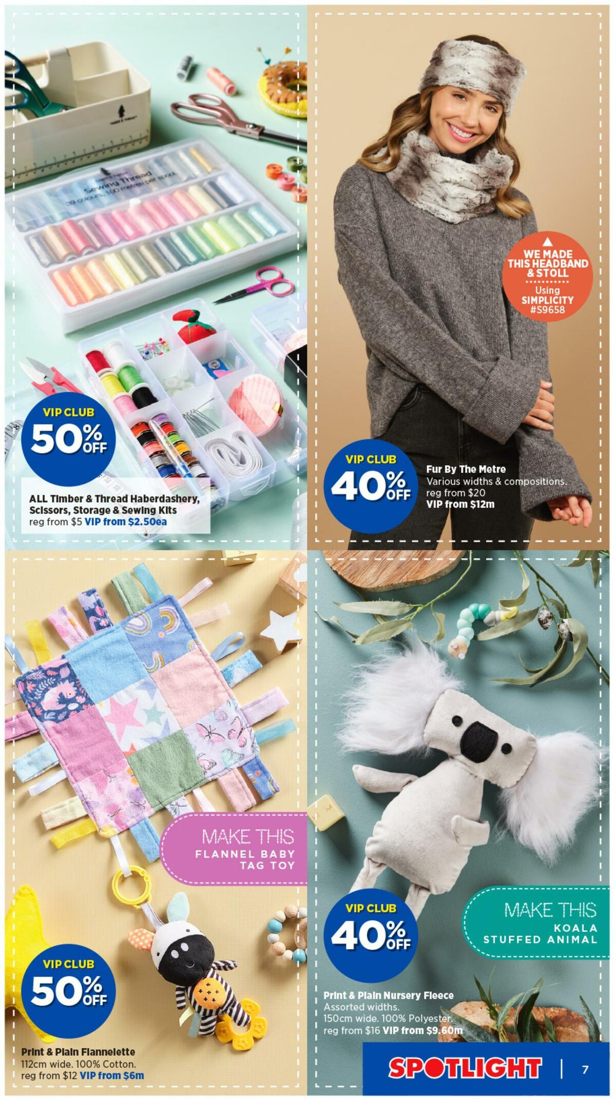 Spotlight VIP Creative Catalogues from 7 June