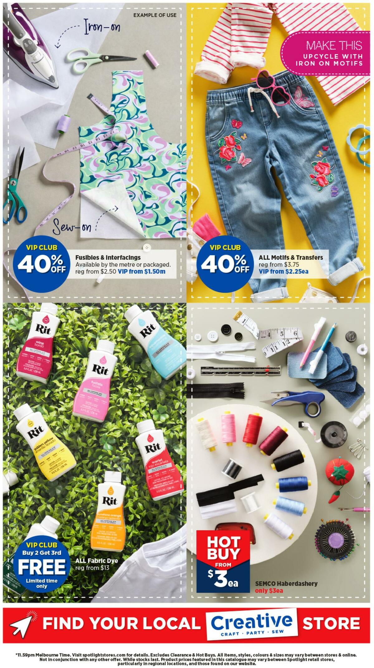 Spotlight VIP Creative Catalogues from 7 June