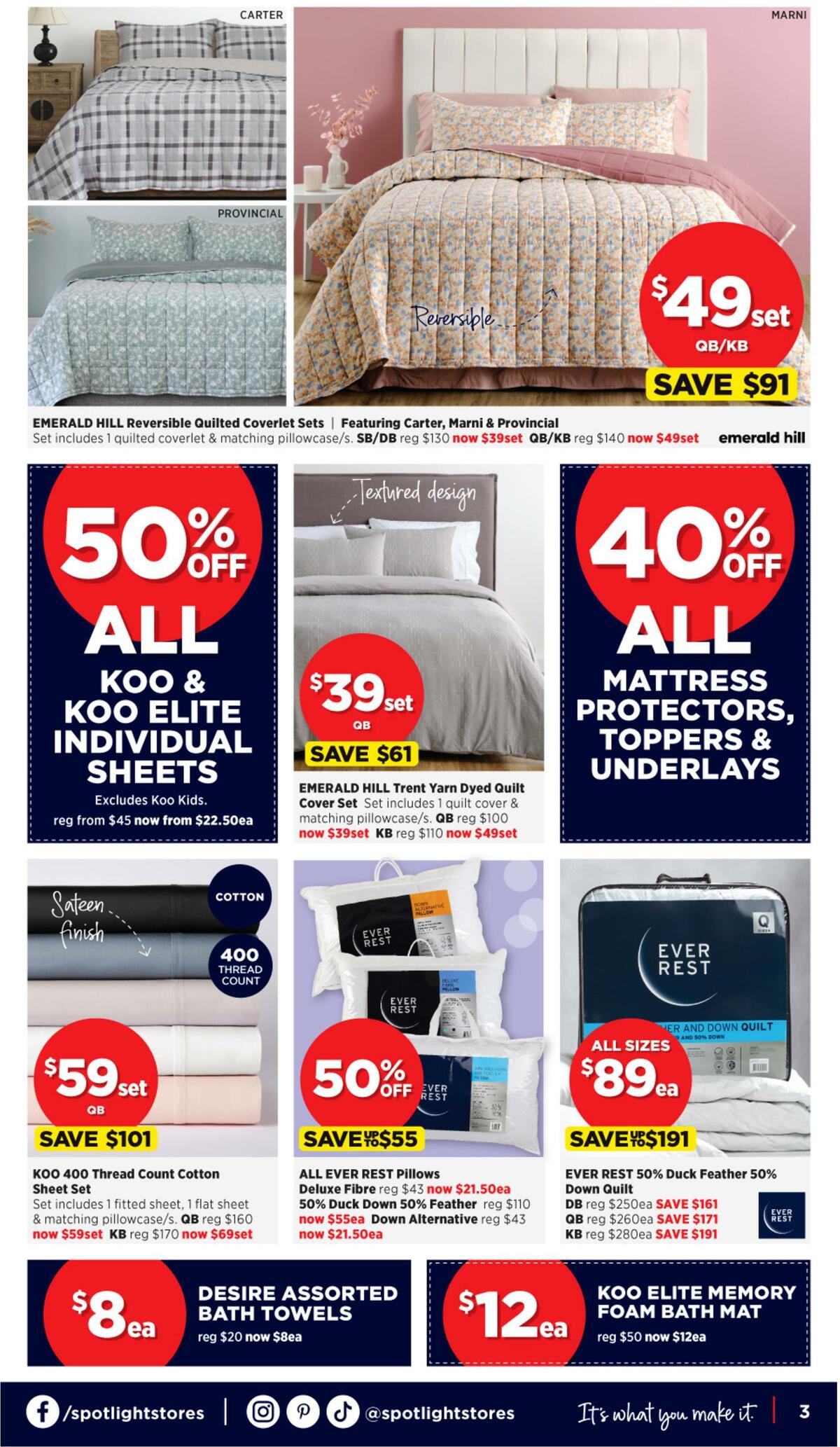 Spotlight Catalogues from 12 July