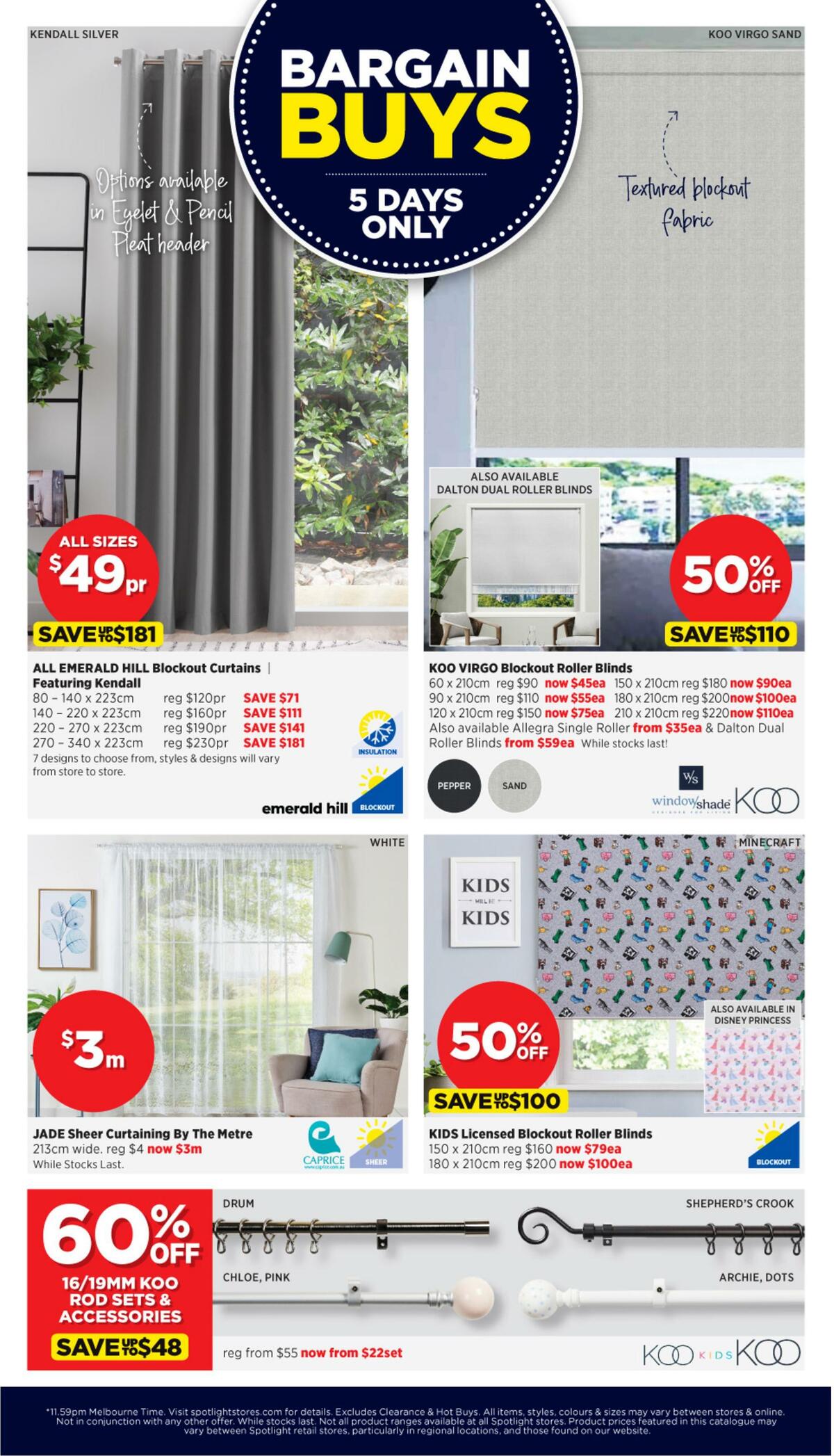 Spotlight Catalogues from 12 July