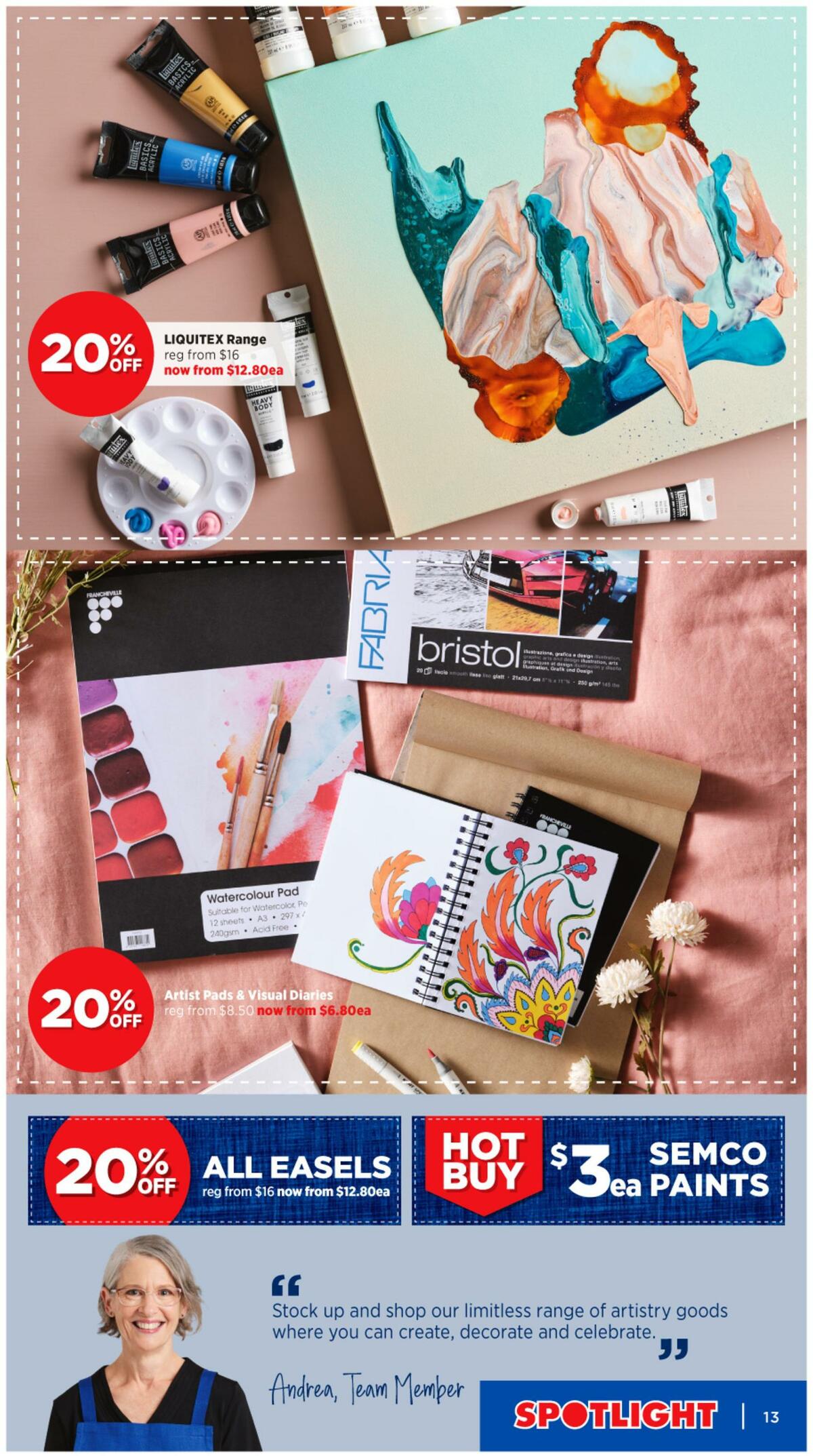 Spotlight VIP Creative Catalogues from 19 July