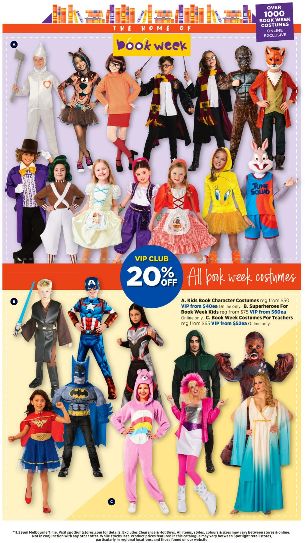 Spotlight VIP Creative Catalogues from 19 July