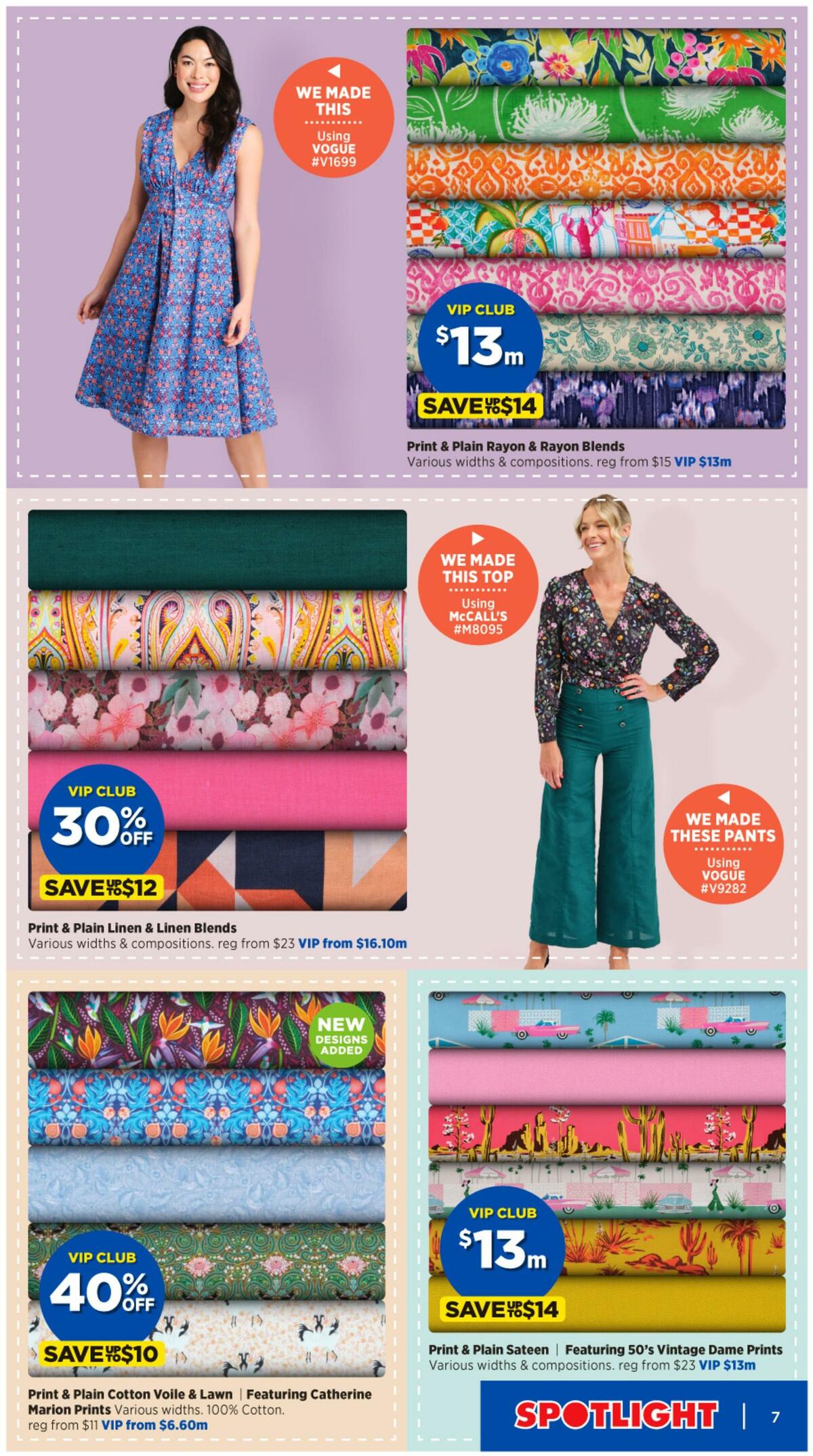 Spotlight VIP Creative Catalogues from 19 July