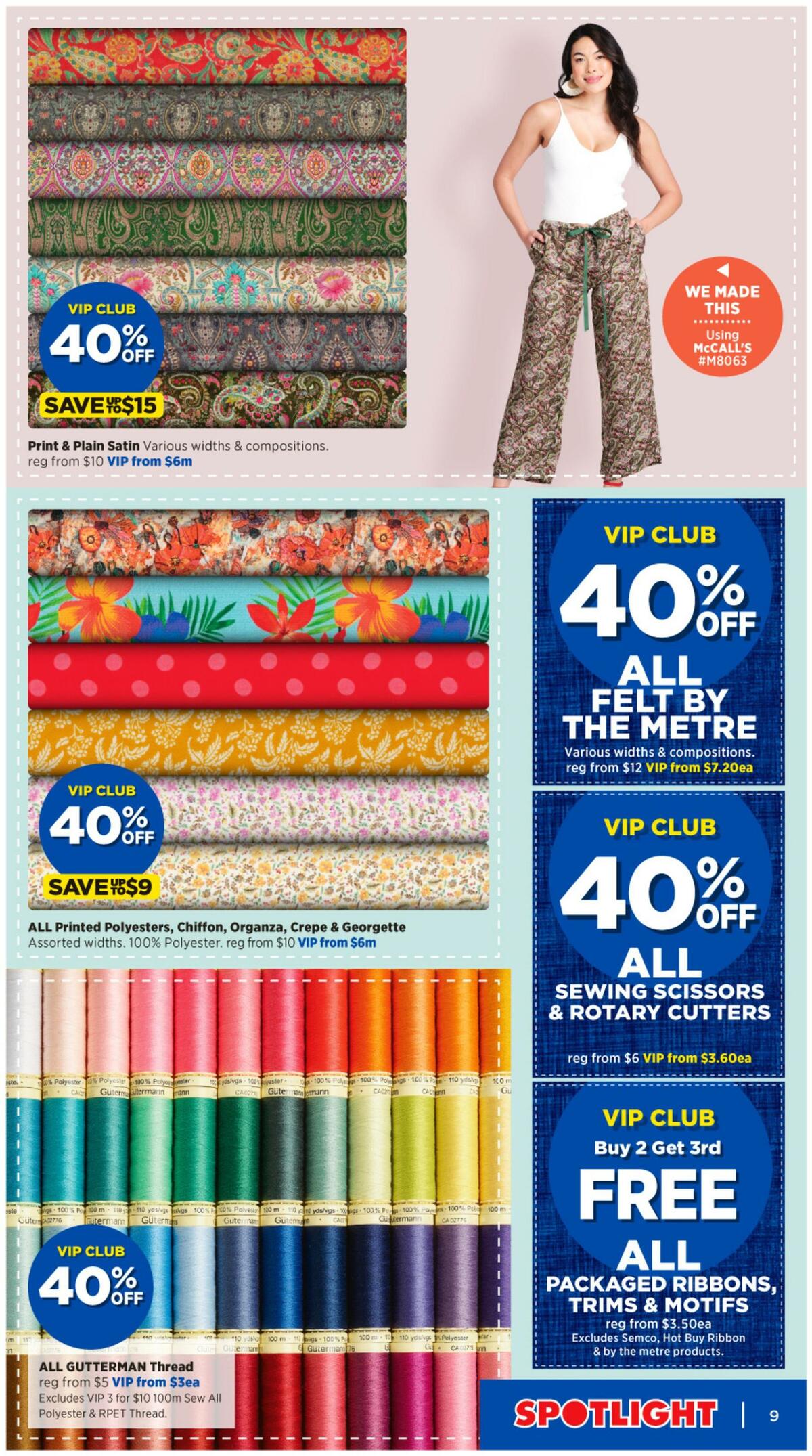 Spotlight VIP Creative Catalogues from 19 July