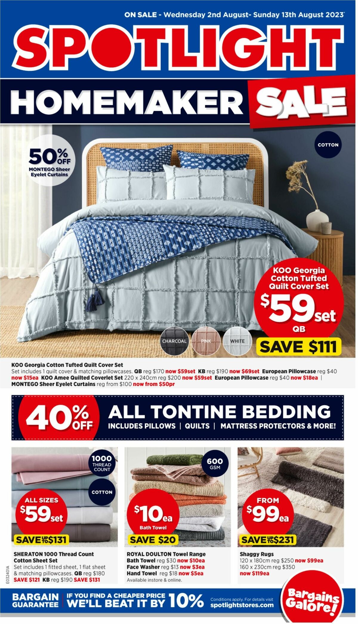 Spotlight Catalogues from 2 August