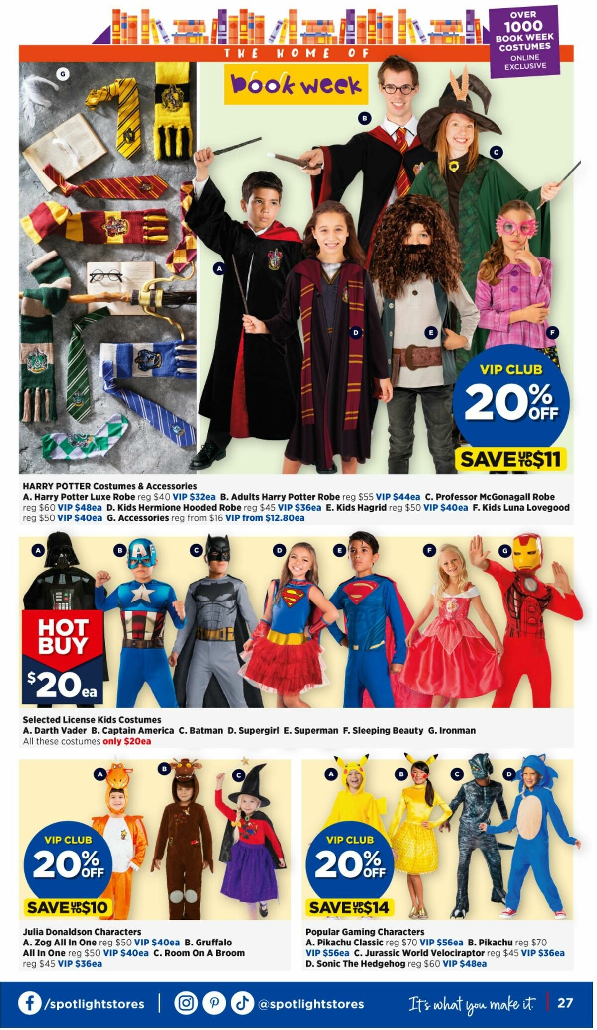 Spotlight Catalogues from 2 August