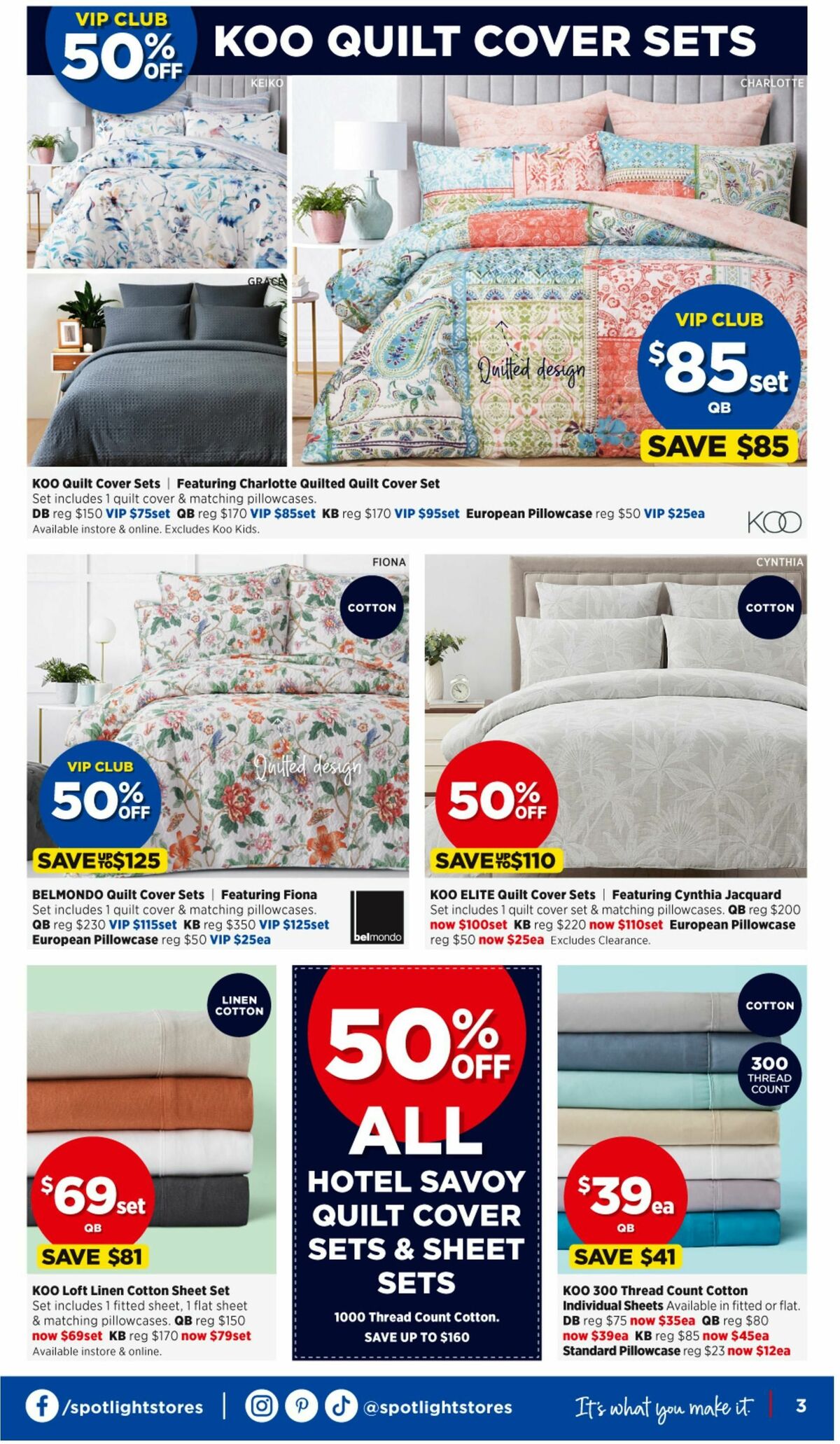 Spotlight Catalogues from 2 August