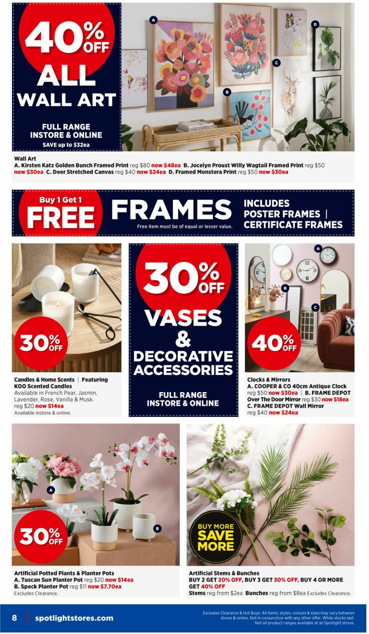 Spotlight Catalogues from 2 August