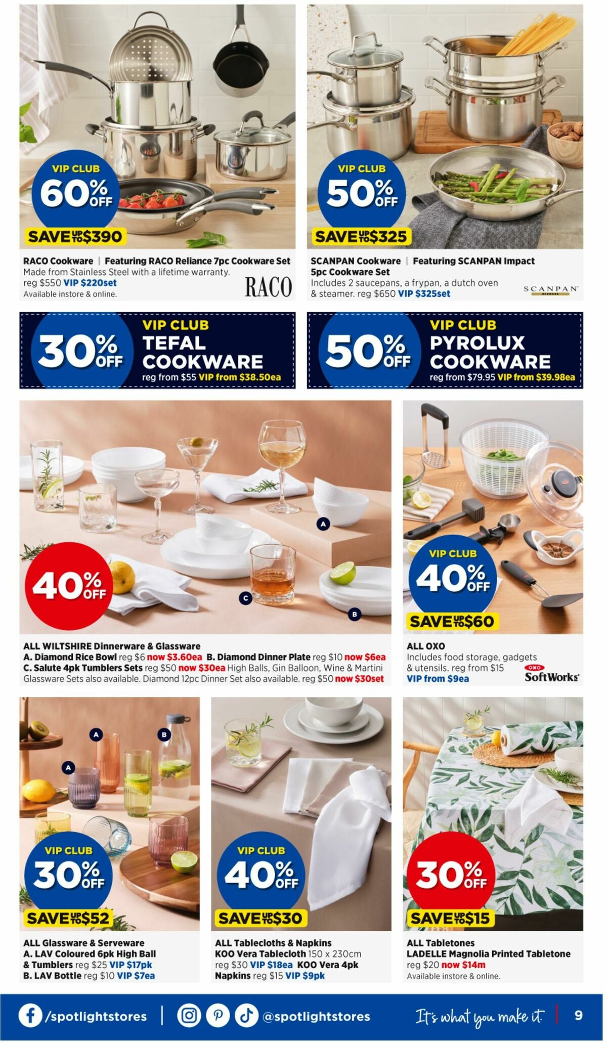 Spotlight Catalogues from 2 August