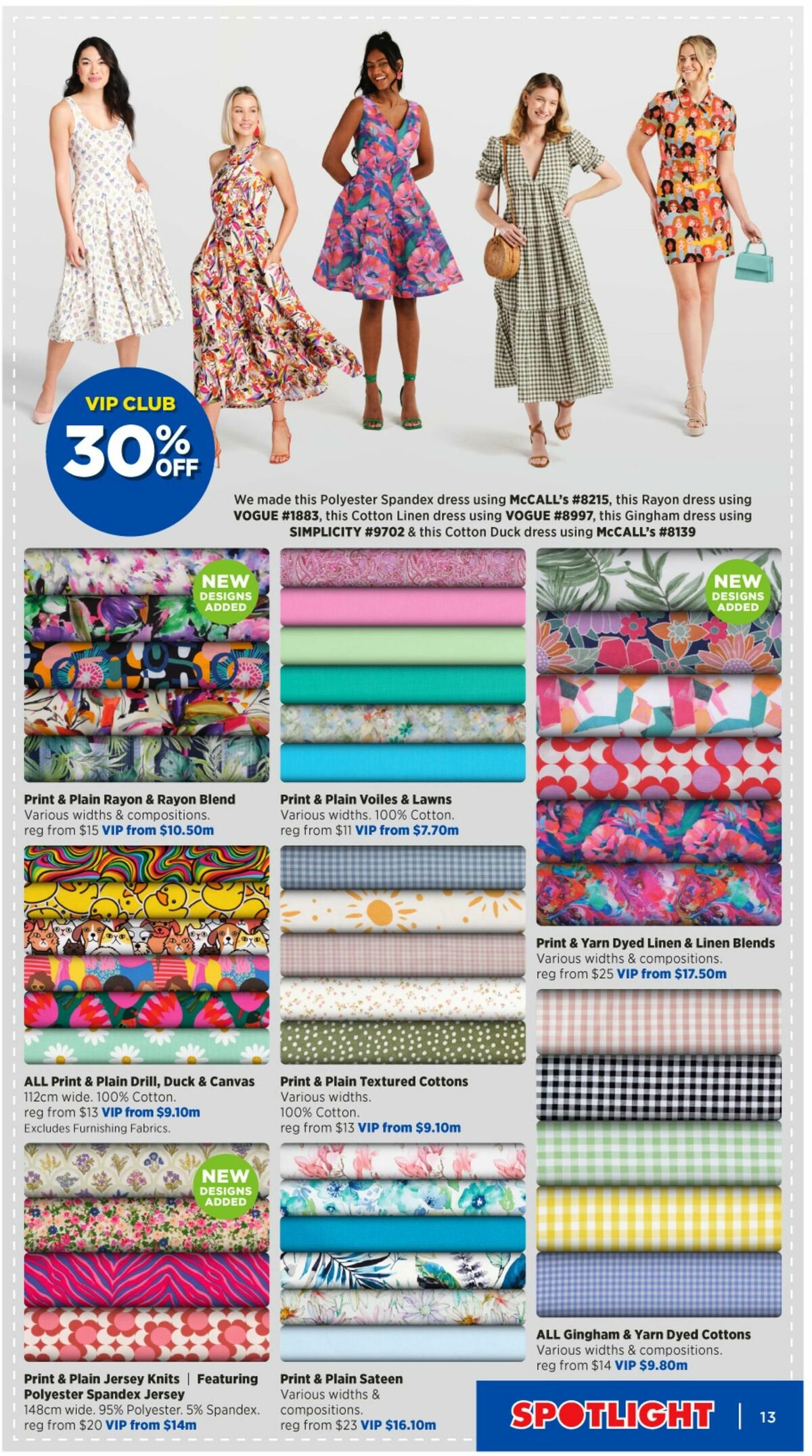 Spotlight VIP Creative Catalogues from 2 August