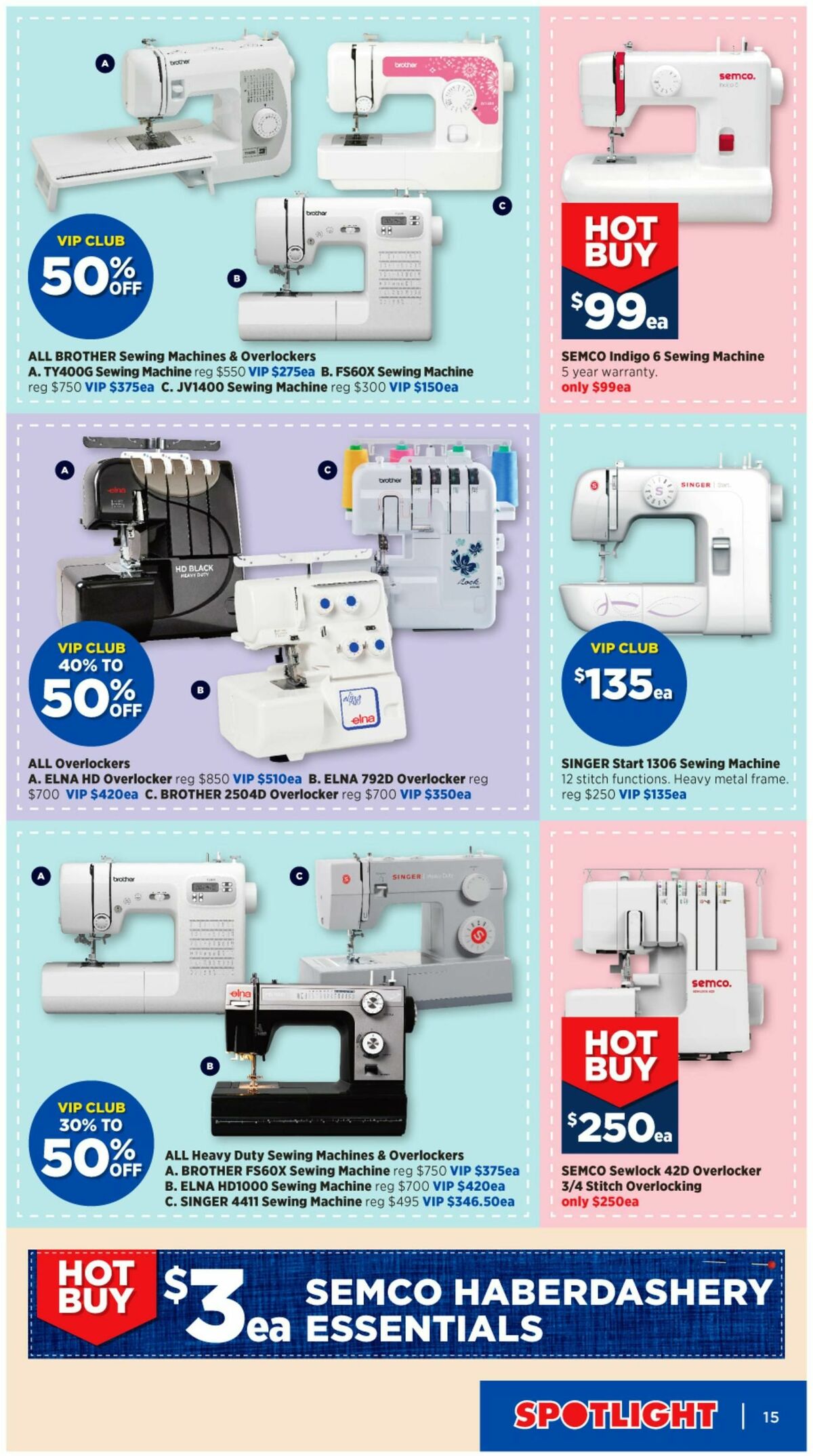 Spotlight VIP Creative Catalogues from 2 August