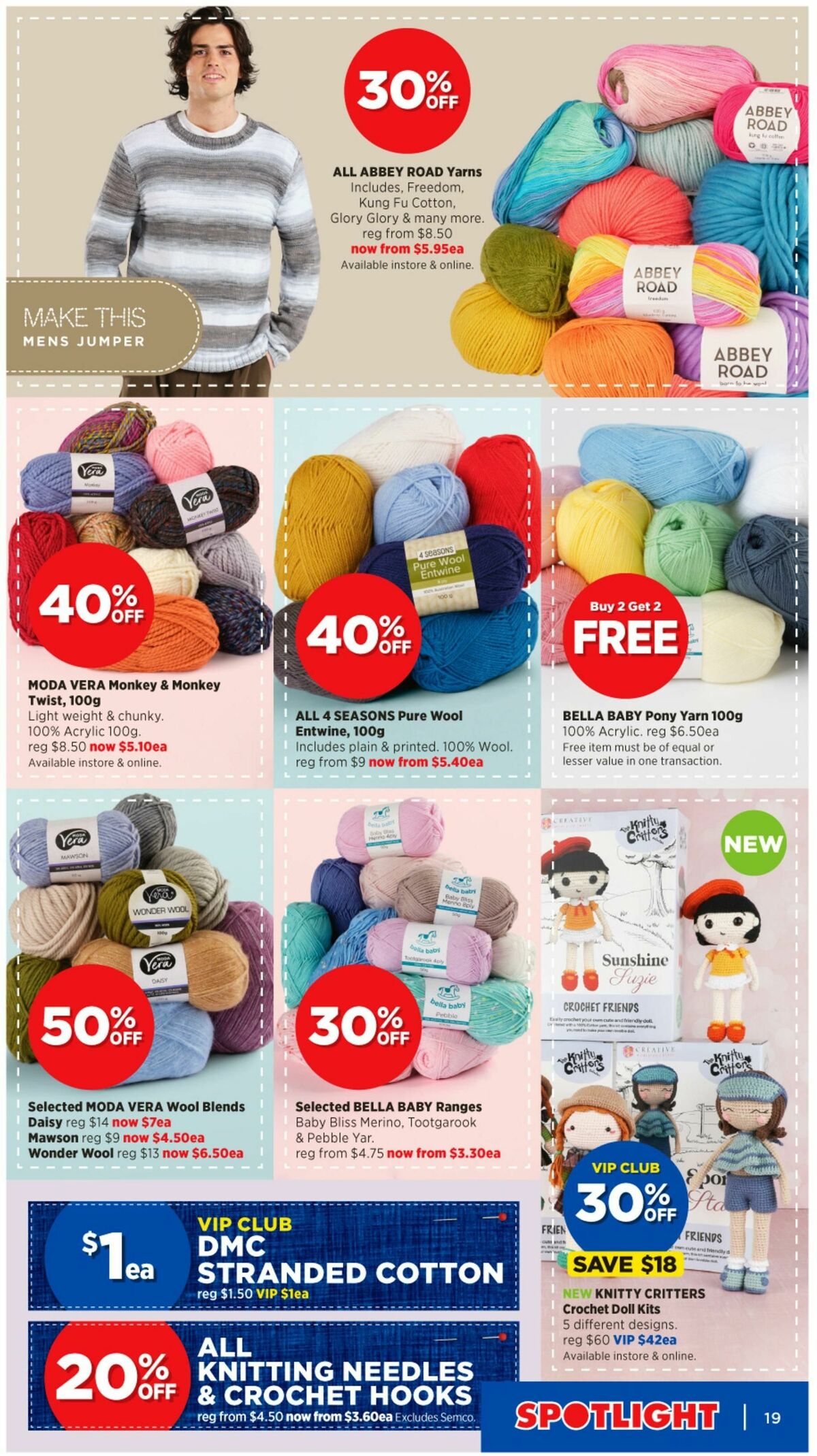 Spotlight VIP Creative Catalogues from 2 August