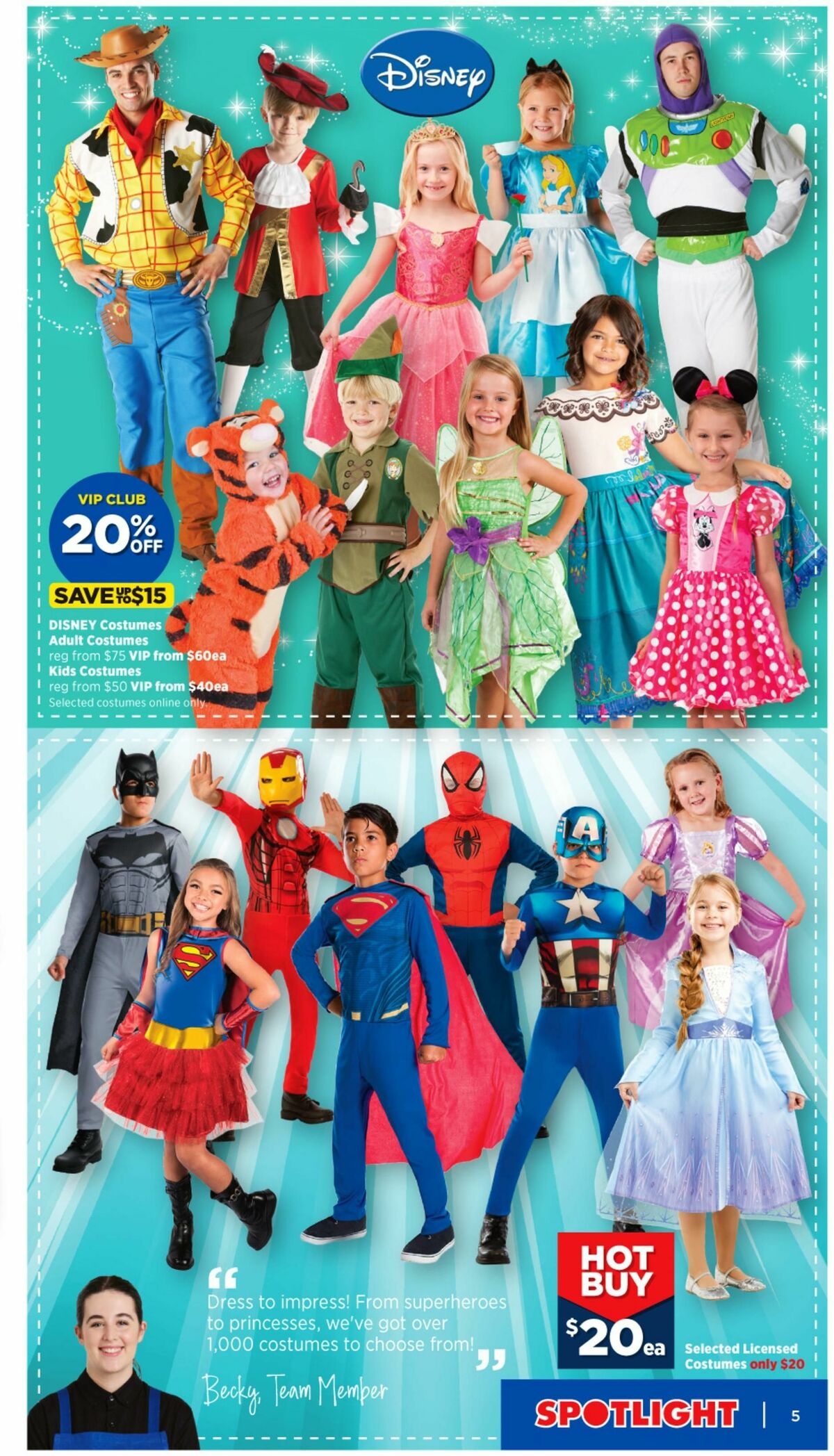 Spotlight VIP Creative Catalogues from 2 August