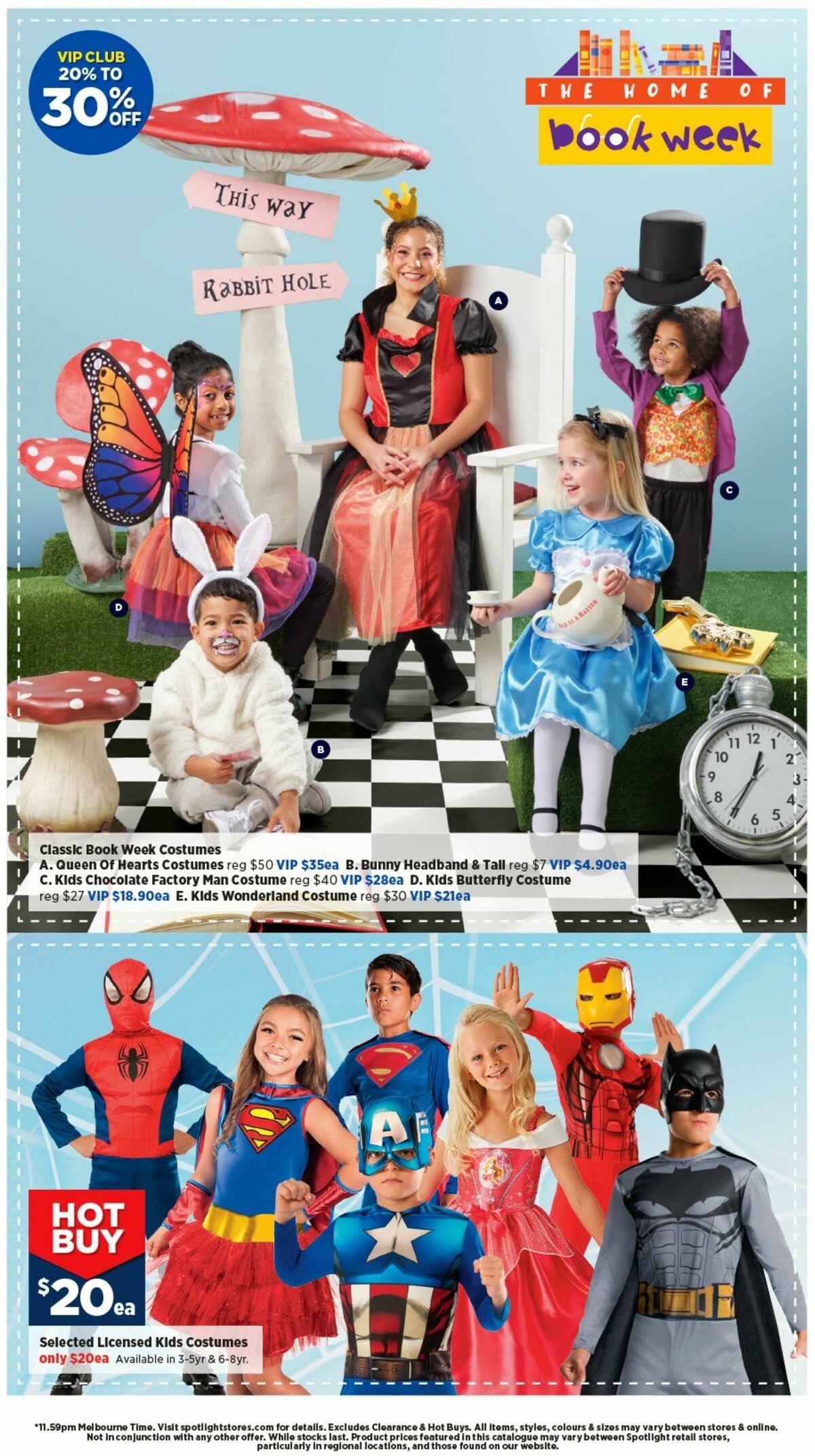 Spotlight VIP Creative Catalogues from 17 August